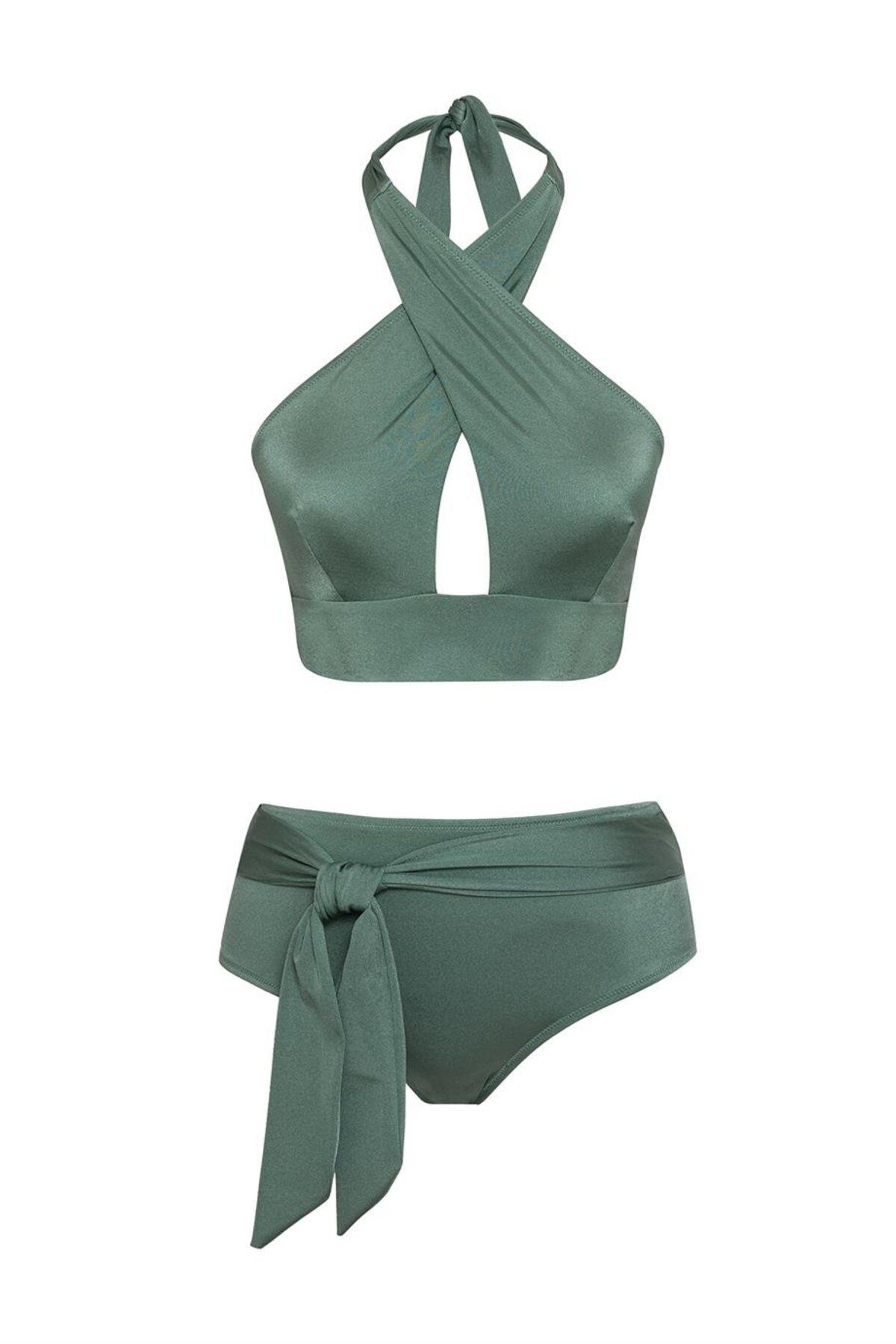 SAILOR moda Çapraz Bikini Takım