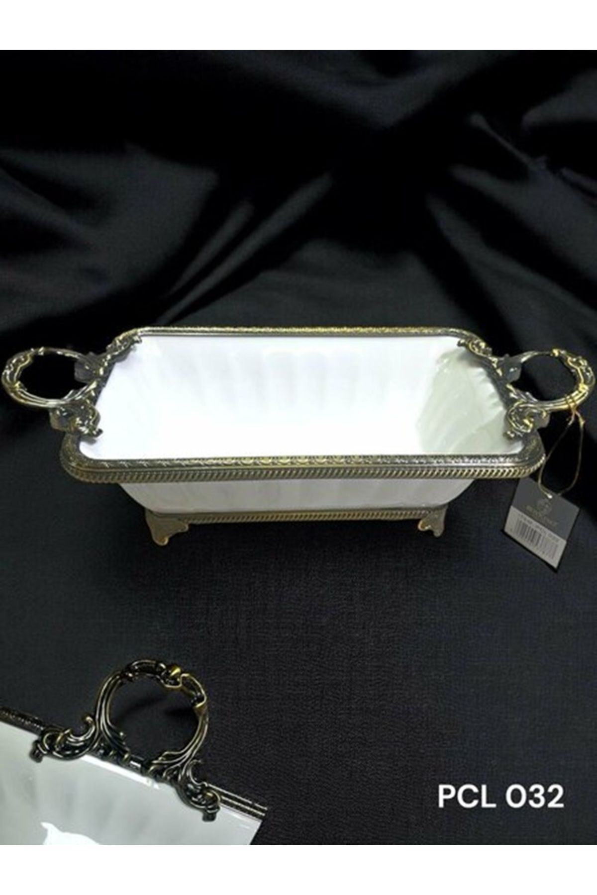 ROY KING Elegance Dikdörtgen Derin Sunum Tabak Antıque 37 Cm Pcl032 Akyüzhome
