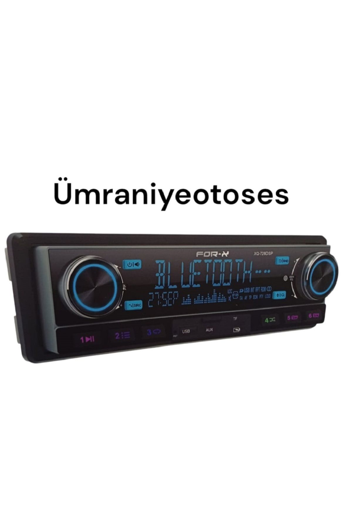 For-X FORX  XQ-728DSP  İŞLEMCİLİ  3 AMFİ ÇIKIŞLI HARİCİ MİKROFONLU PROFOSYONEL TEYP