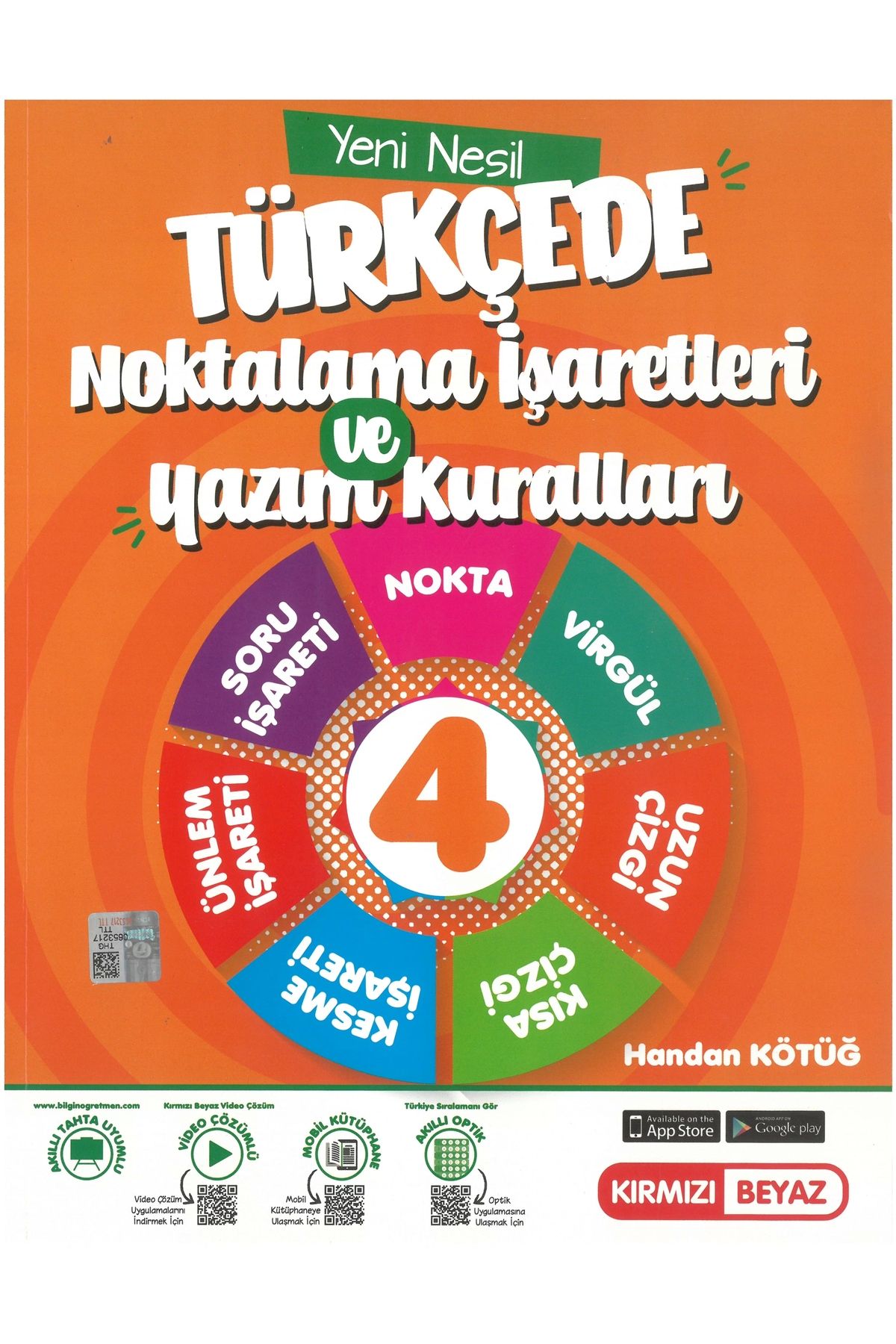 Kırmızı Beyaz Yayınları Kırmızı Beyaz 4.sınıf Yeni Nesil Türkçede Noktalama Işaretleri
