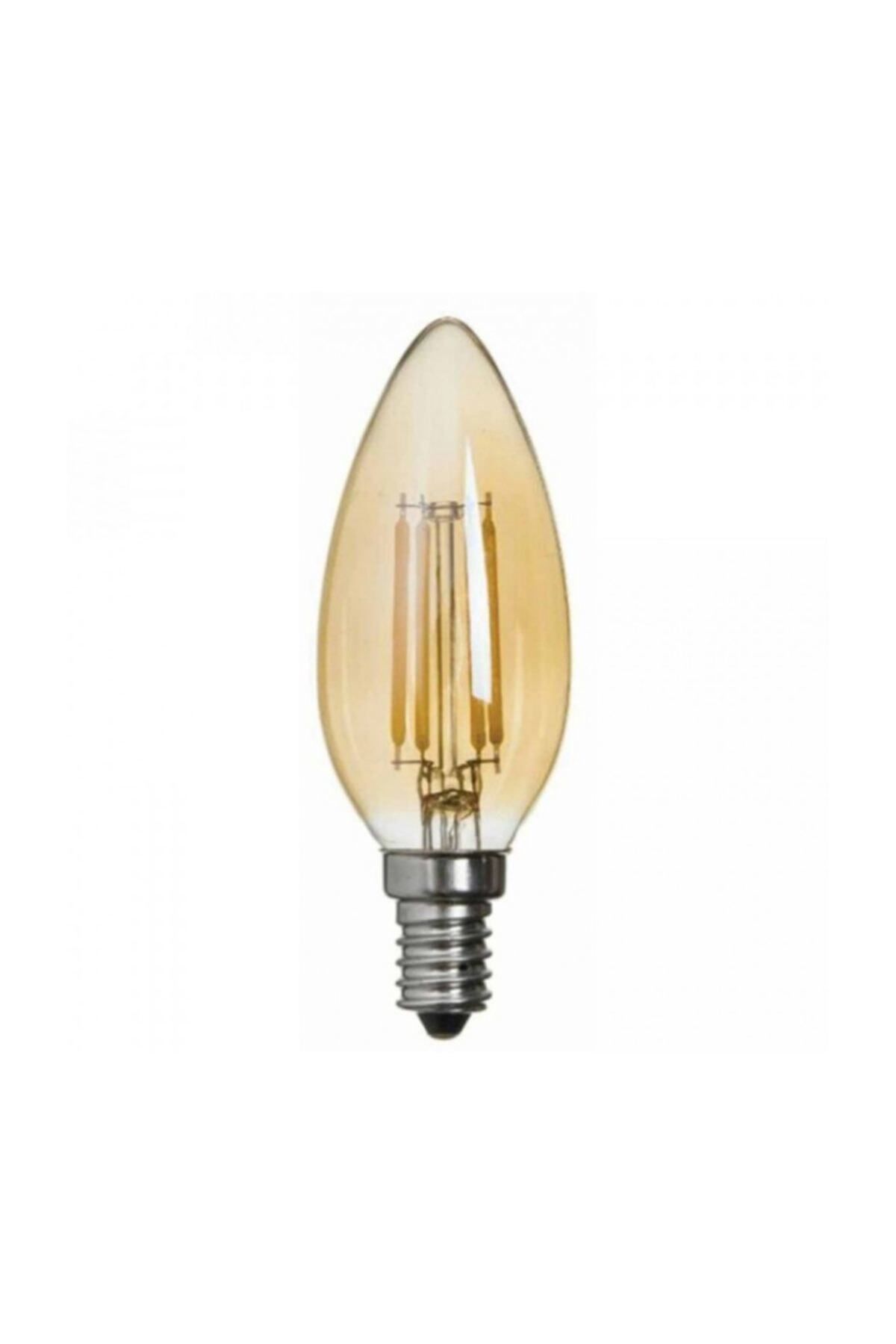 Edison E14 C35 Led Flamanlı Buji Rustik Ampul