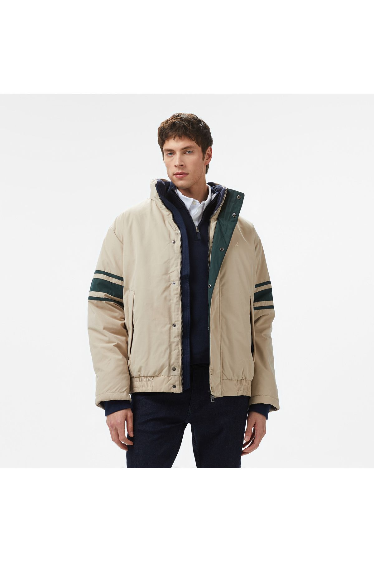 Nautica Erkek Kırık Beyaz Mont
