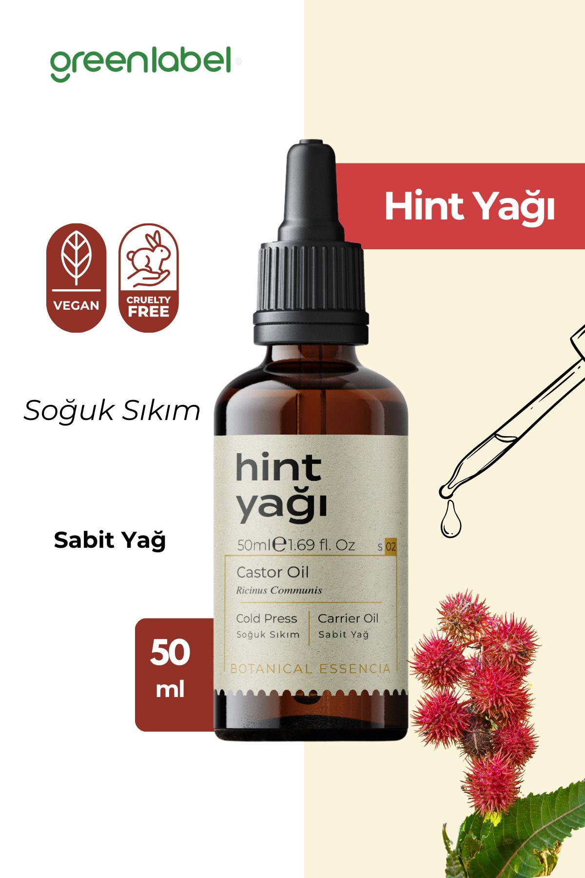 Green Label Hint Yağı 50 Ml.