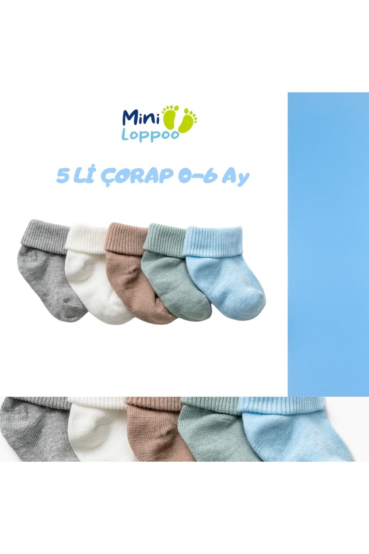 MİNİLOPPOO Bebek Çorap