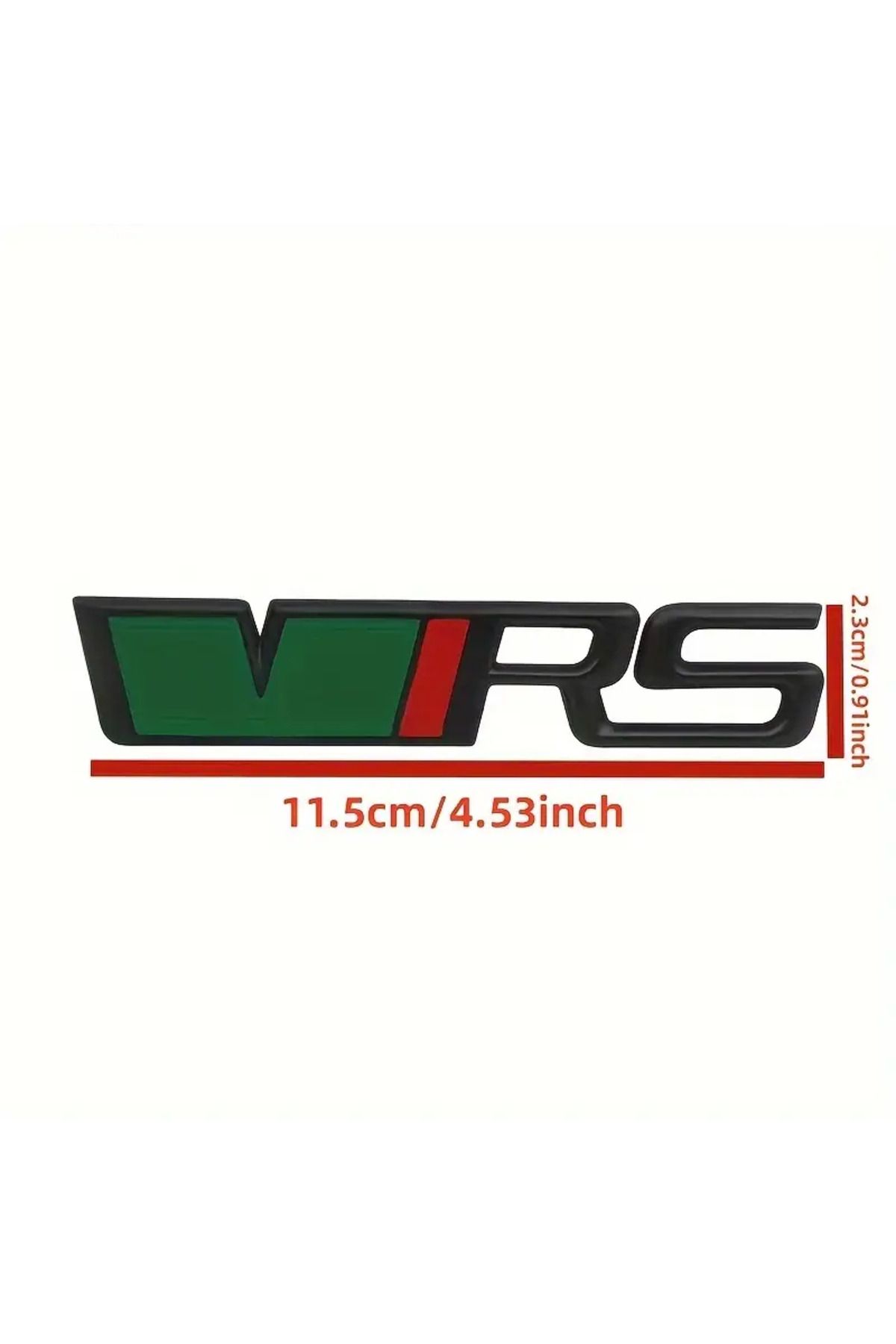 restinal Skoda VRS RS Bagaj Yazı Logo Amblem