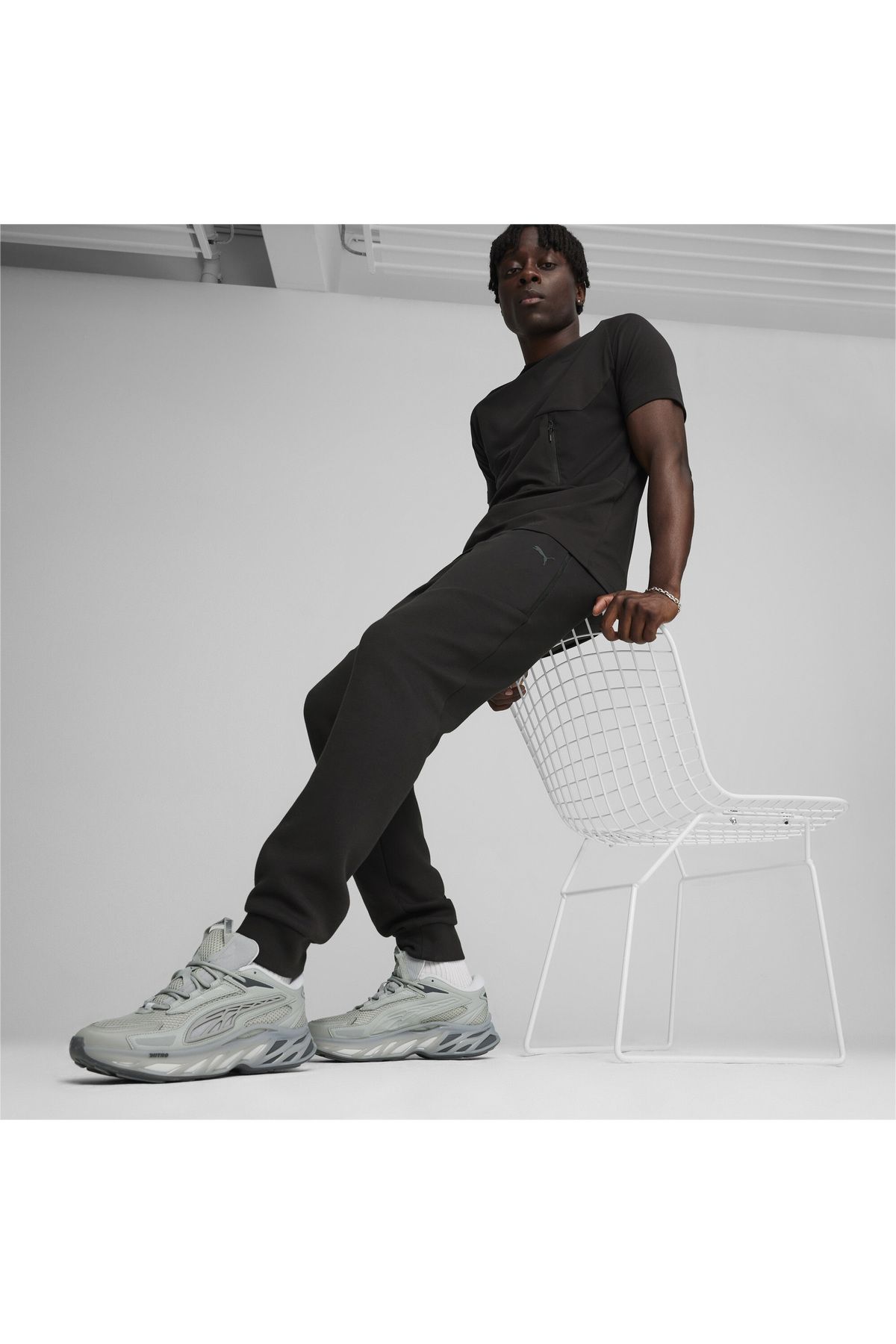 Puma Tech Track Erkek Siyah Eşofman Altı