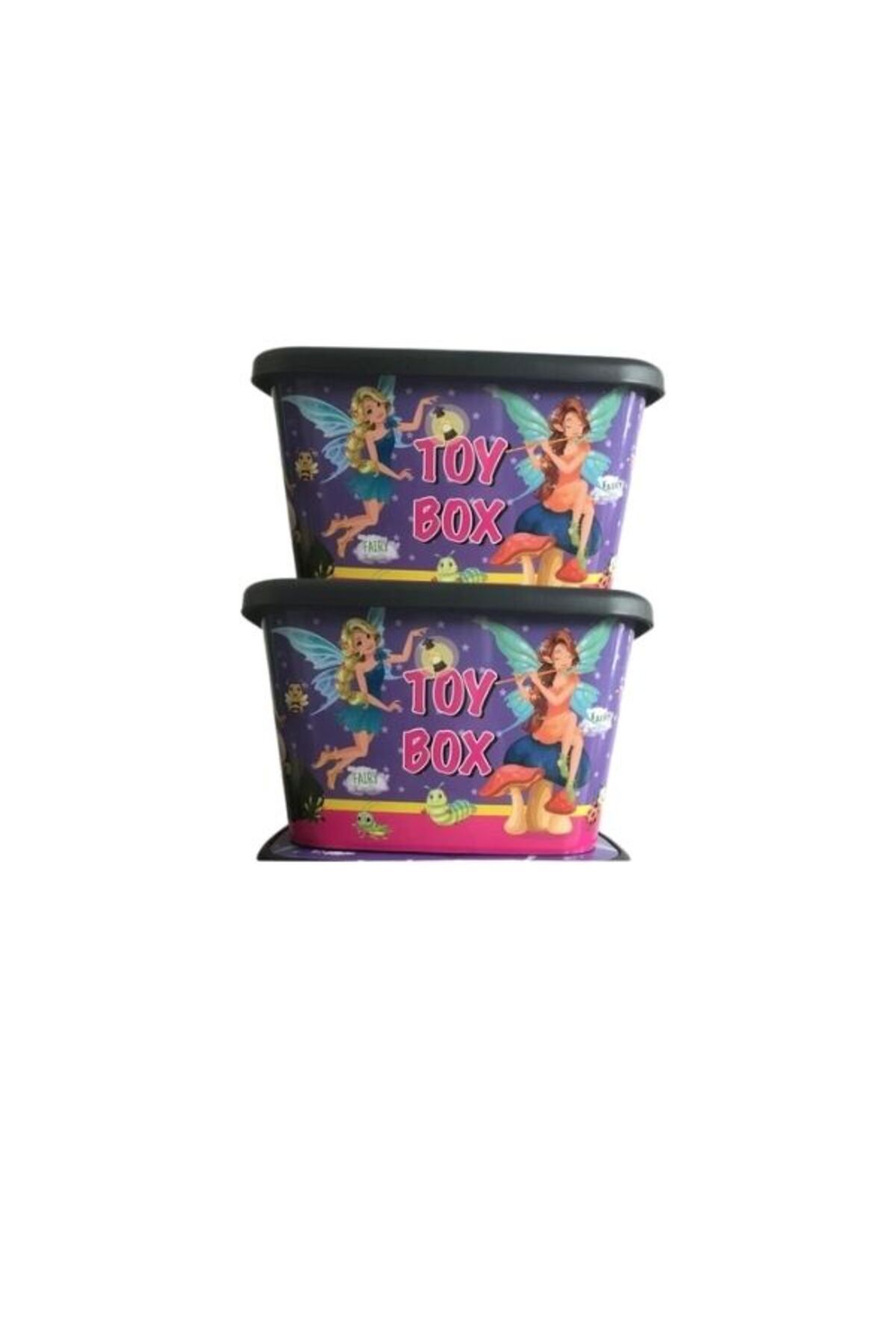 Toybox 2 Adet Oyuncak Toplama,saklama Kutusu 25 Litre
