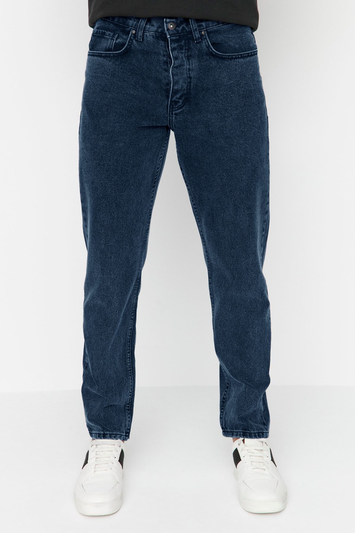 TRENDYOL MAN Lacivert %100 Pamuk Essential Fit Jeans Kot Pantolon TMNAW23JE00104