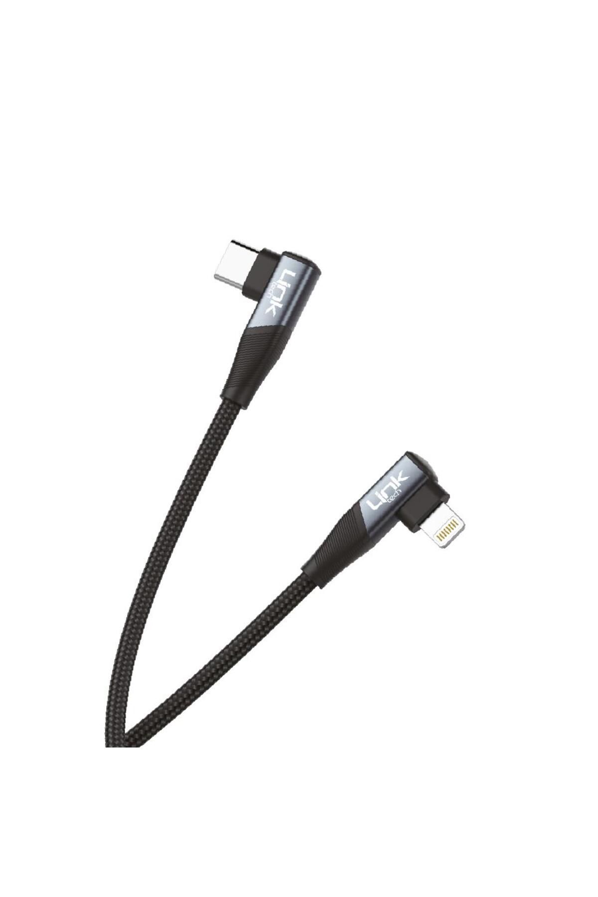 Linktech K596 27w Type-c - Lightning 90 Derece Data/şarj Kablosu 1.5mt