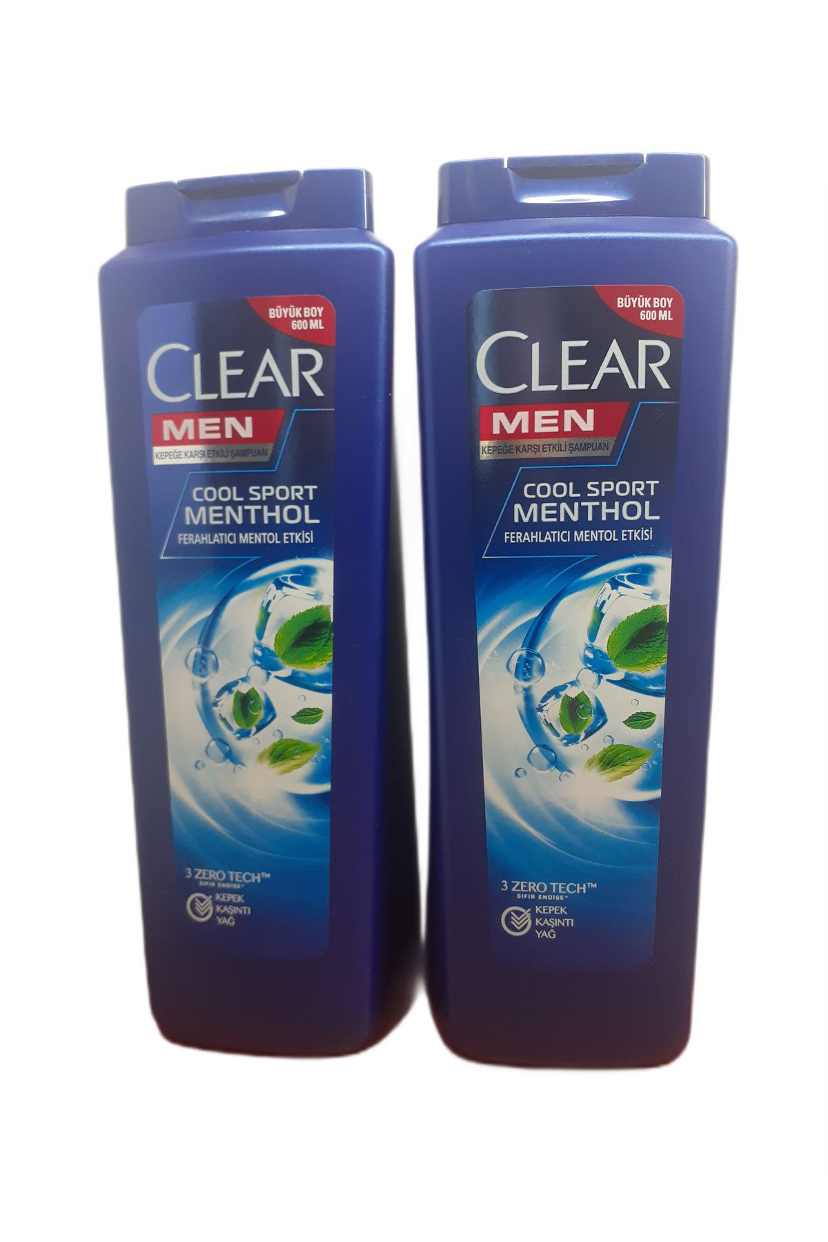 Clear COOL SPORT MENTHOL 600 ML SIVI JEL FORMÜL ŞAMPUAN X 2 ADET