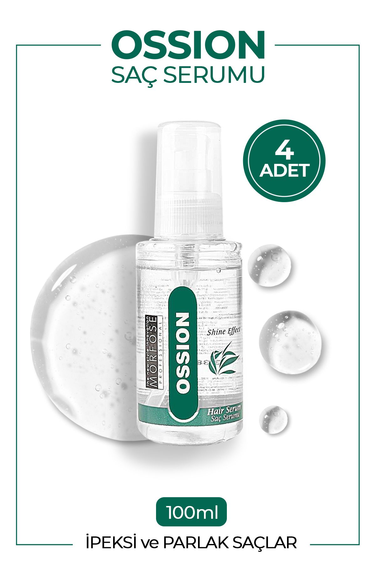Ossion Saç Serumu 100 ml 4 Adet