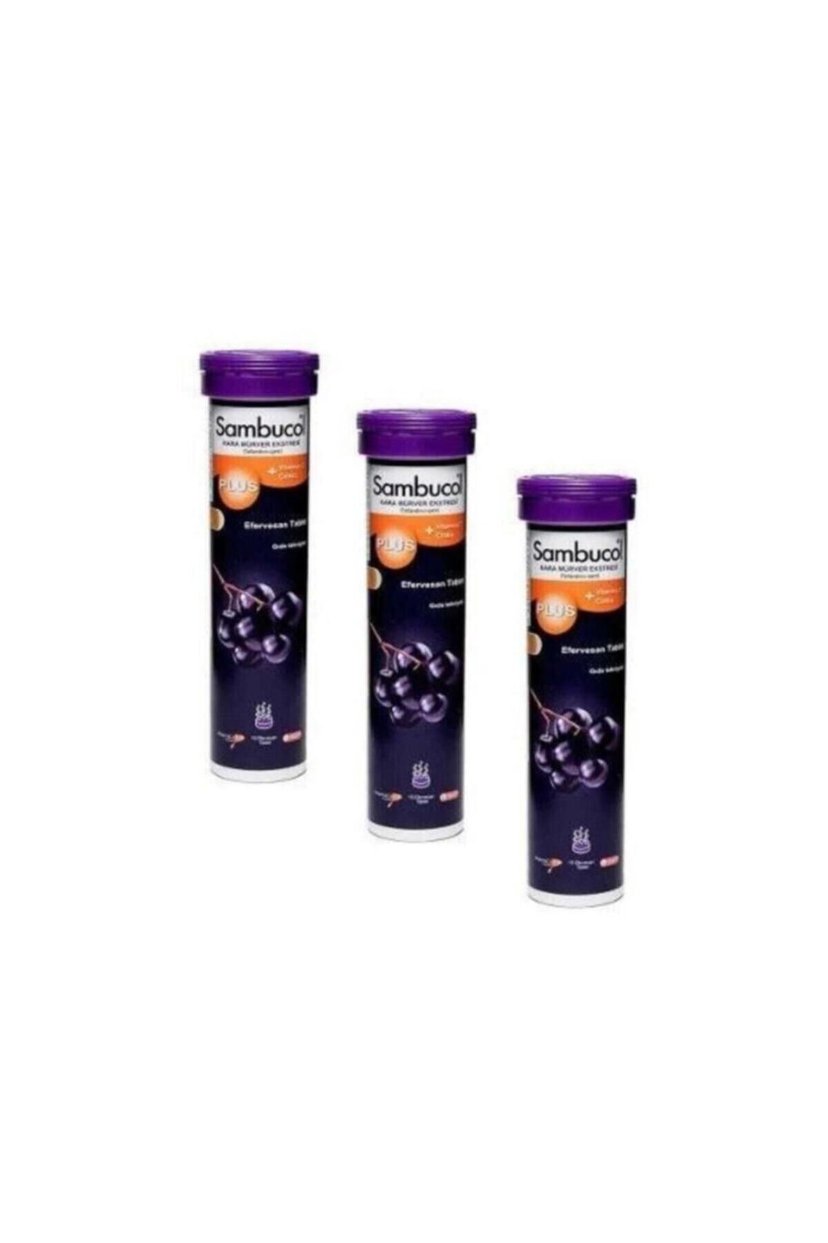 Sambucol Plus 15 Efervesan Tablet 3 Adet