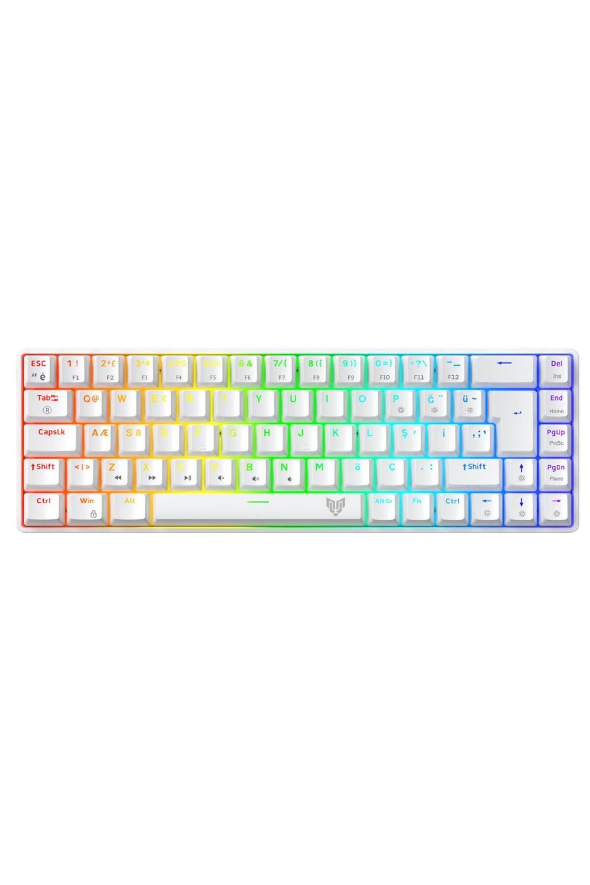 Blueforce Titan Rgb Mekanik Gaming Oyuncu Klavyesi Red Switch Q Tr