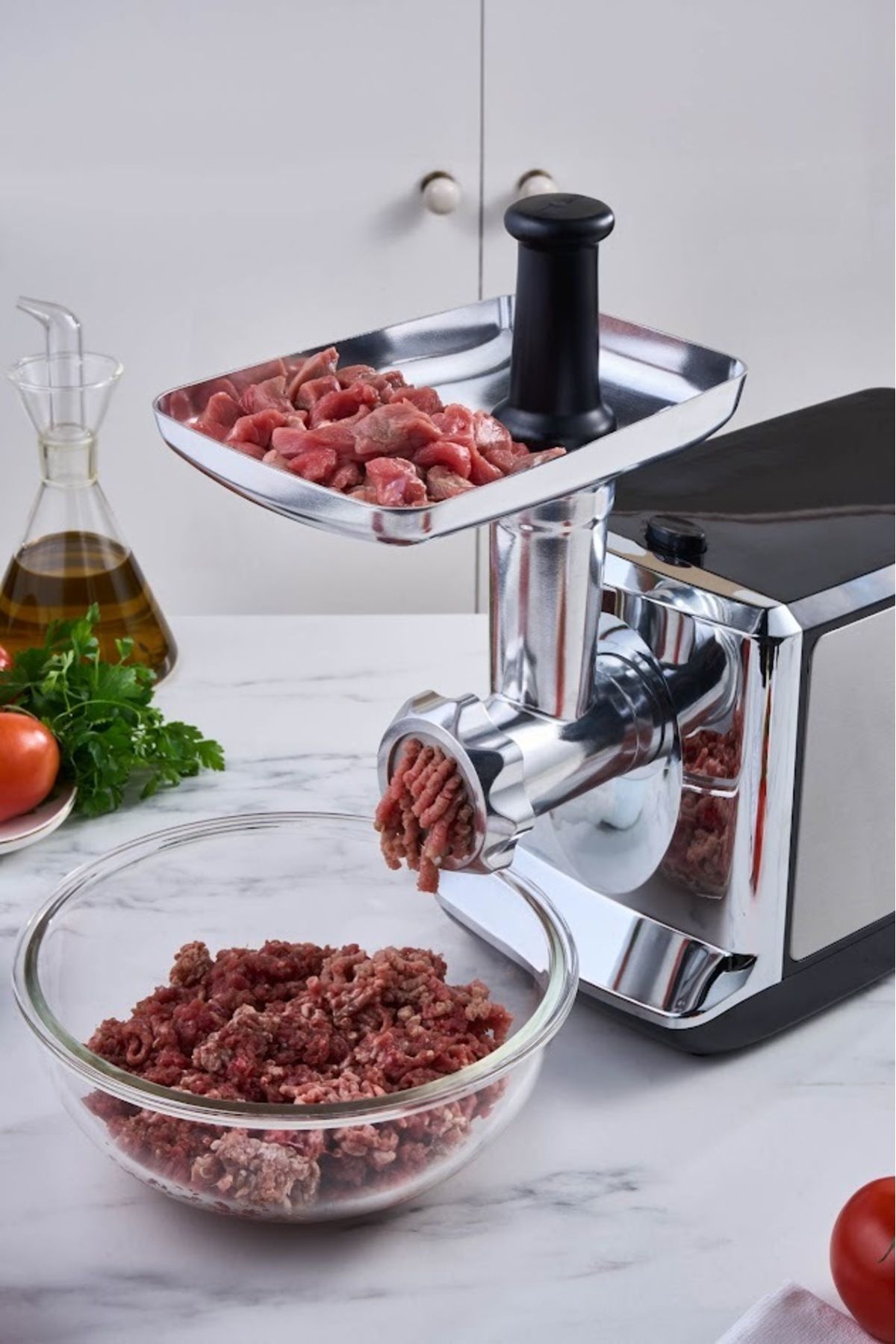 Karaca Inox Kıyma Makinesi 1201 (Salça Sucuk Sosis ve İçli Köfte Aparatlı)