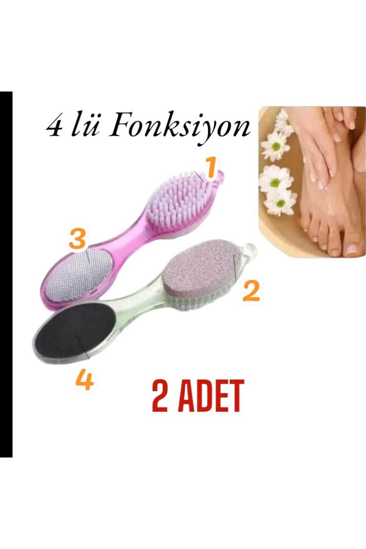 Lotus 2 Adet Ayak Topuk Törpüsü Rendesi Fırçası Multifonksiyonel Ayak Taşı