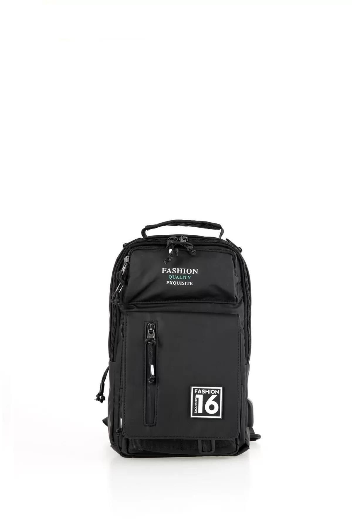 ÇÇS Siyah Erkek Body Bag Sırt Çantası Ççs31183