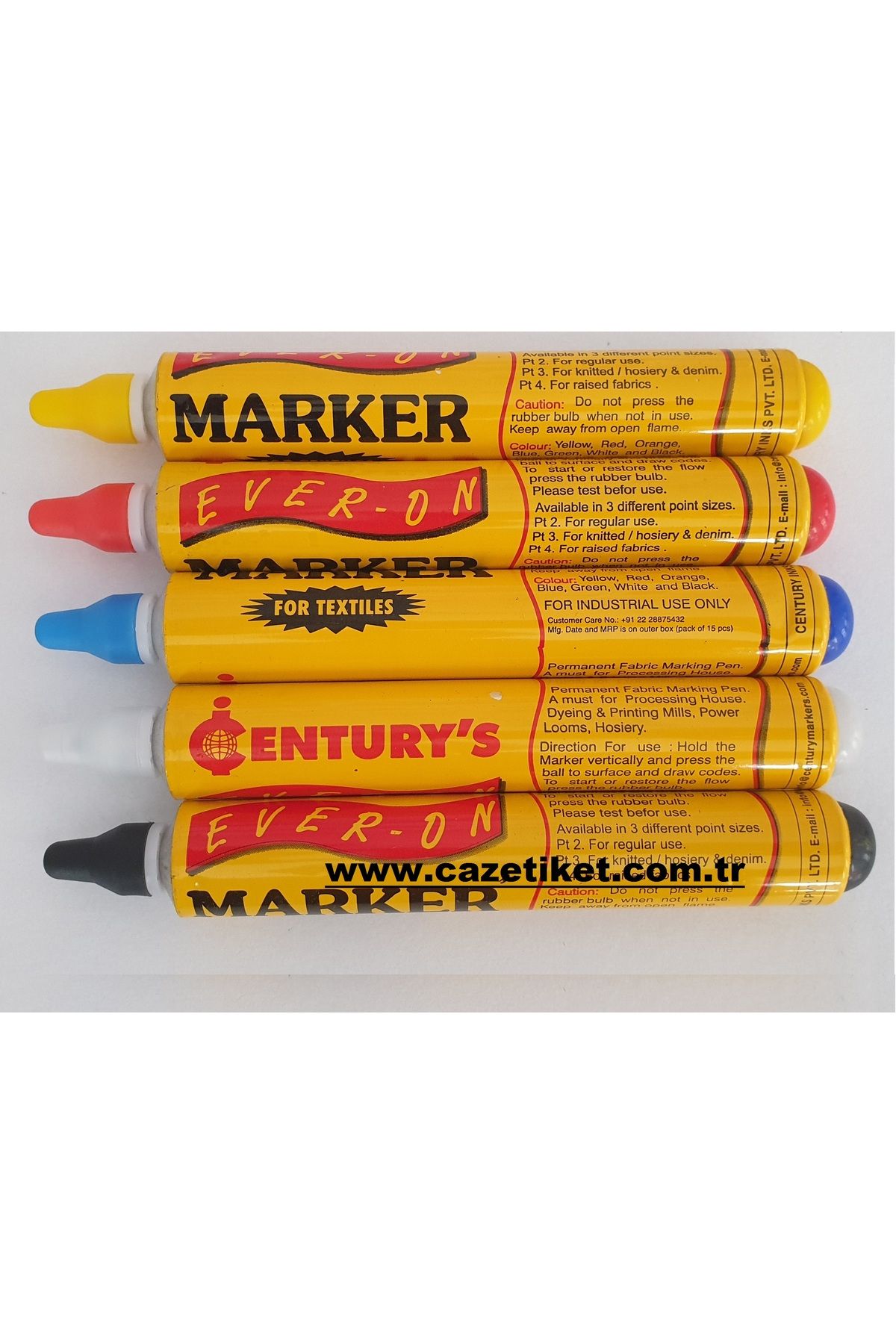 CADY Ever-on Marker(SİYAH) Tekstil Işaretleme Kalemi