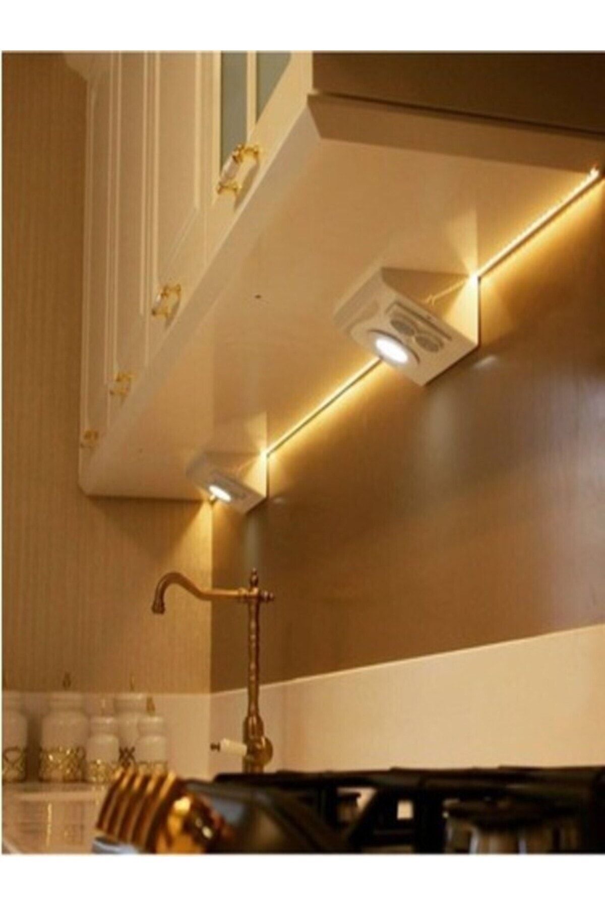 TEKNOLOJİ ELEKTRİK Teknoloji Elektrik Mutfak,dolap & Tezgah Altı 3 W Led Aydınlatma Ve Priz (6500 K BEYAZ IŞIK) 1305-65