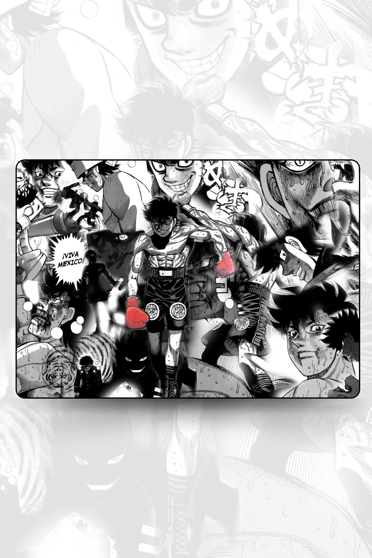 Store 60X40 Takeshi Sendo Hajime No İppo Manga Anime Baskılı Büyük boy Mousepad