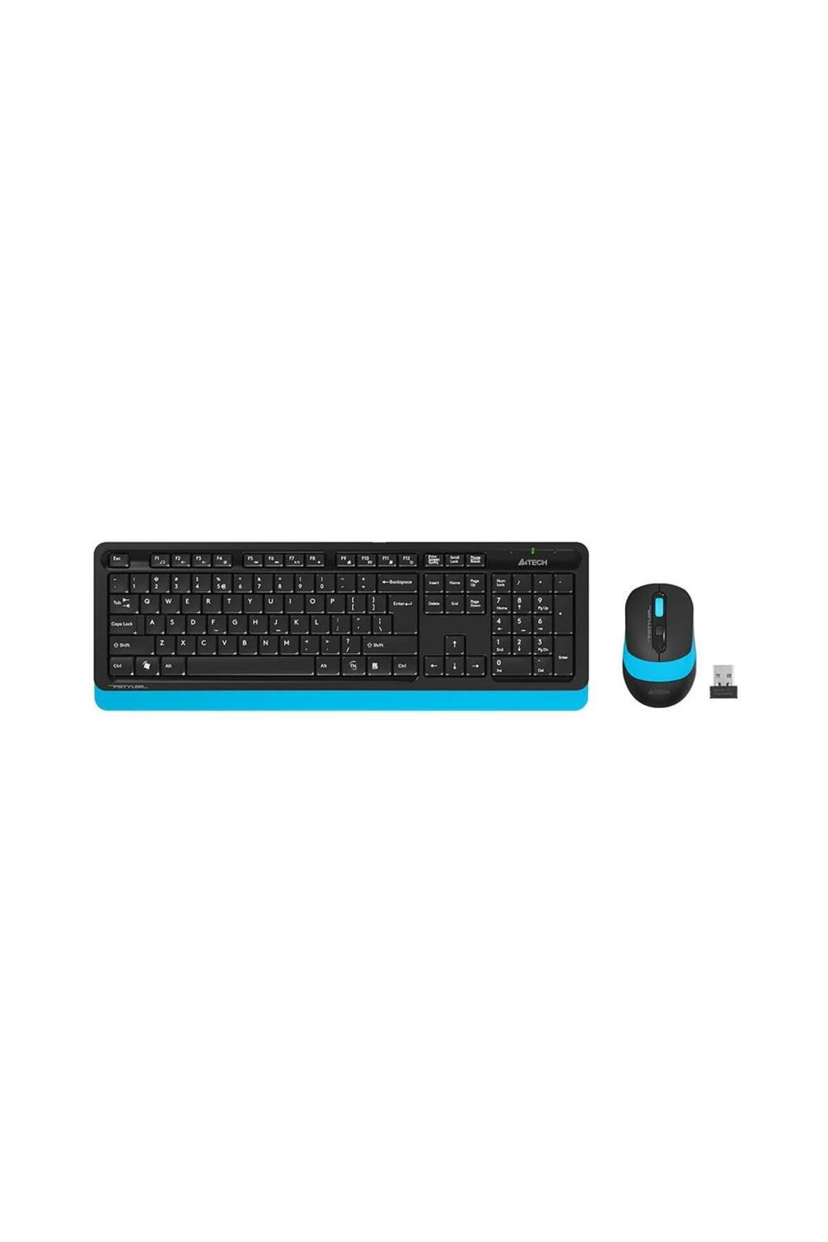 A4 Tech FG1010 Q KABLOSUZ KLAVYE MOUSE SET - MAVİ