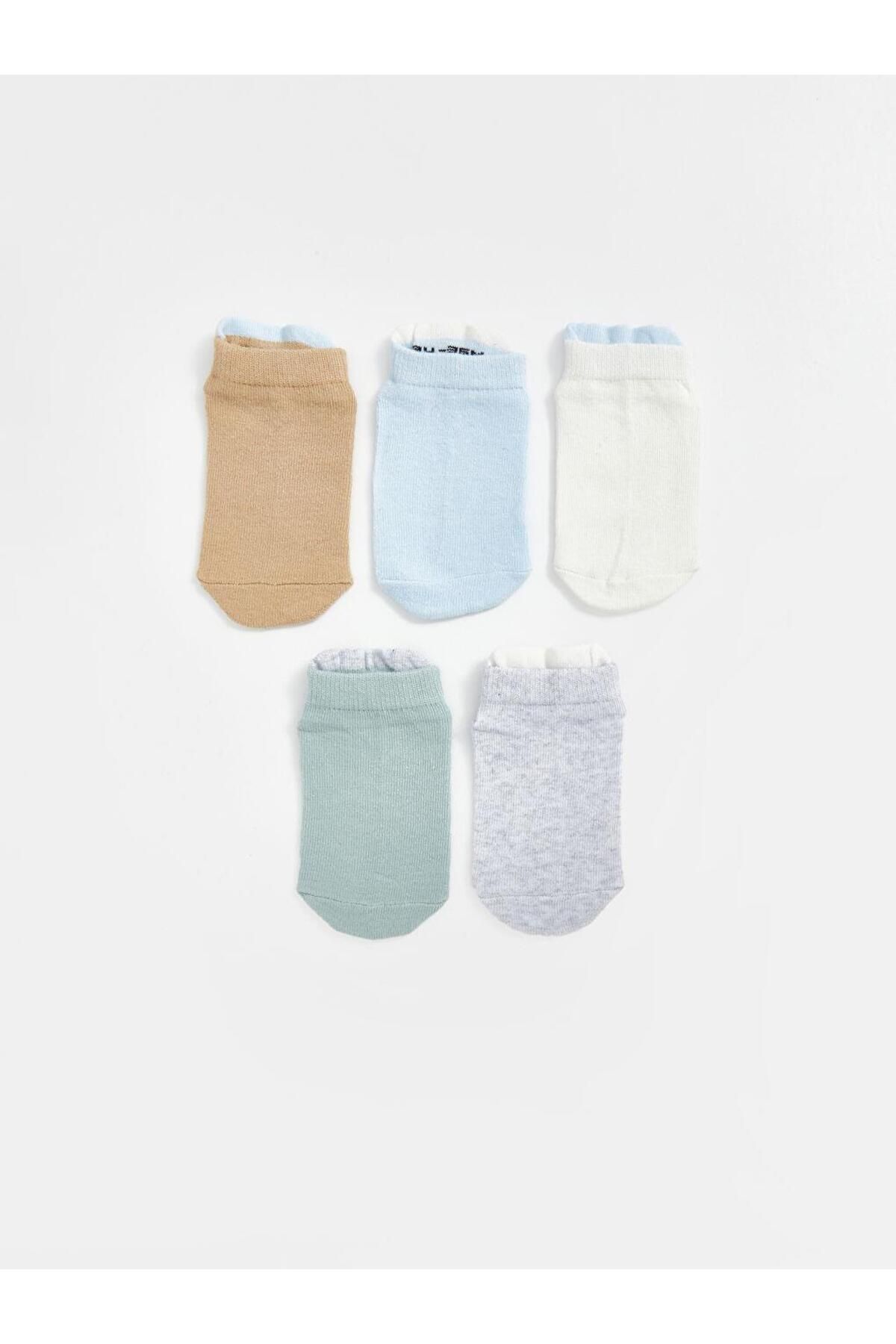 LC Waikiki LCW baby Basic Erkek Bebek Patik Çorap 5'li
