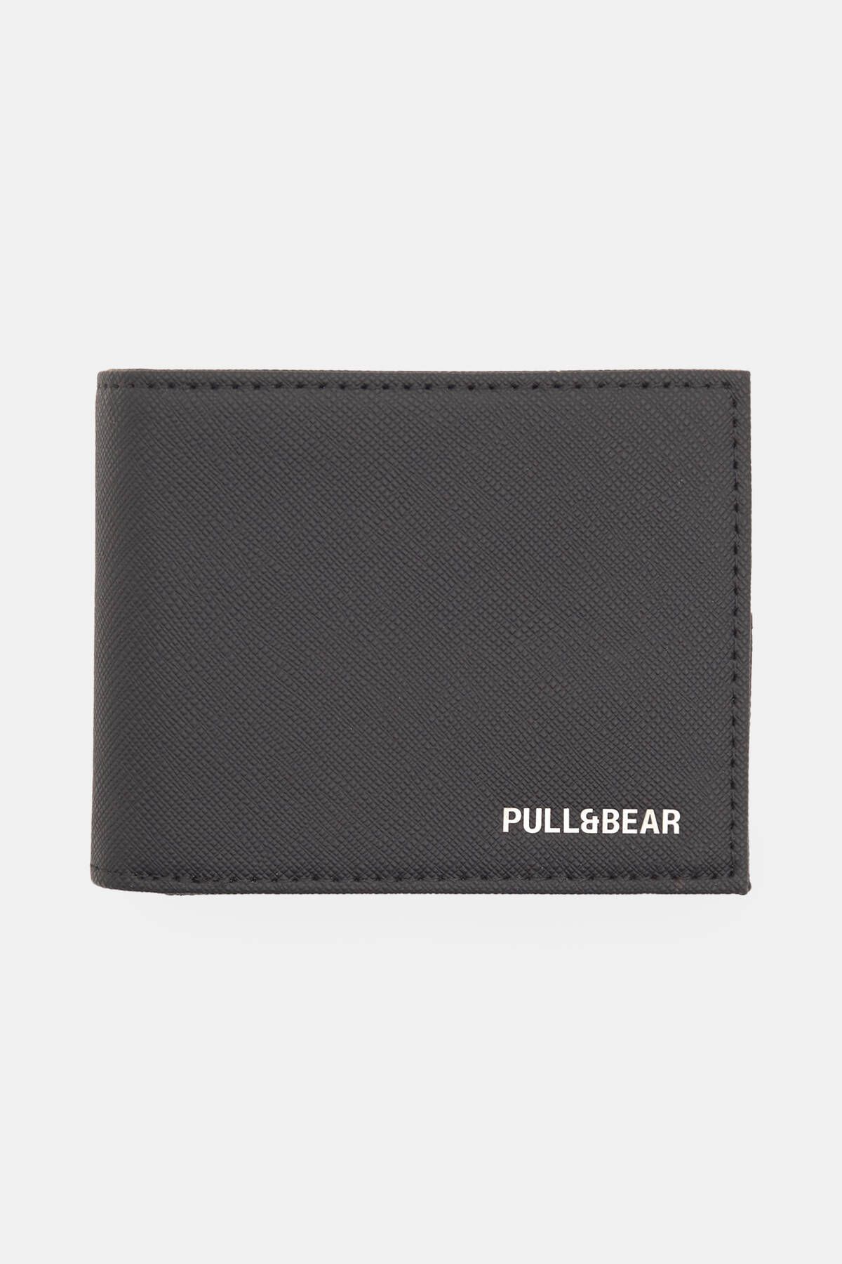 Pull & Bear Suni deri logolu cüzdan
