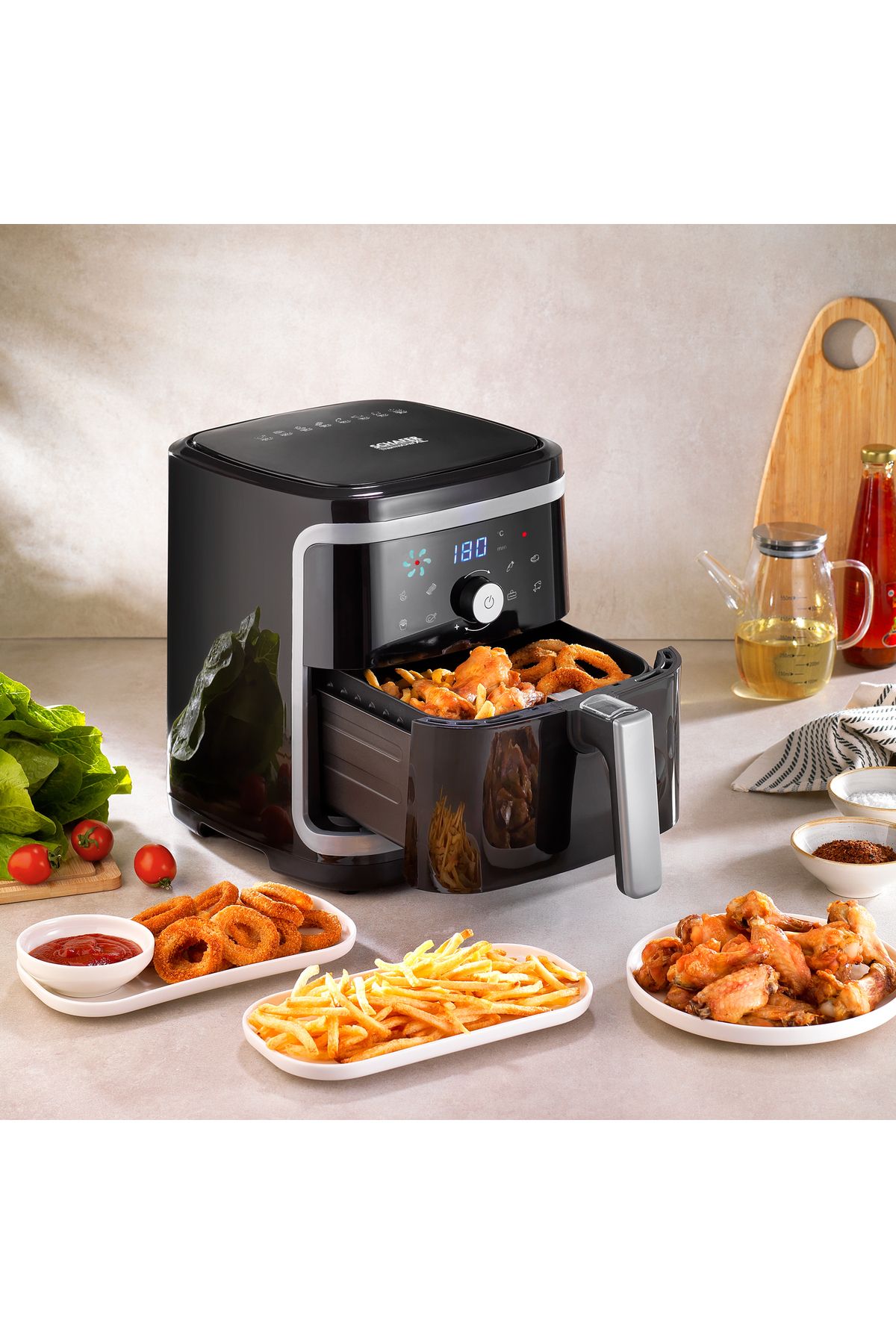 Schafer Fit Fry Xl Sıcak Hava Fritözü Siyah