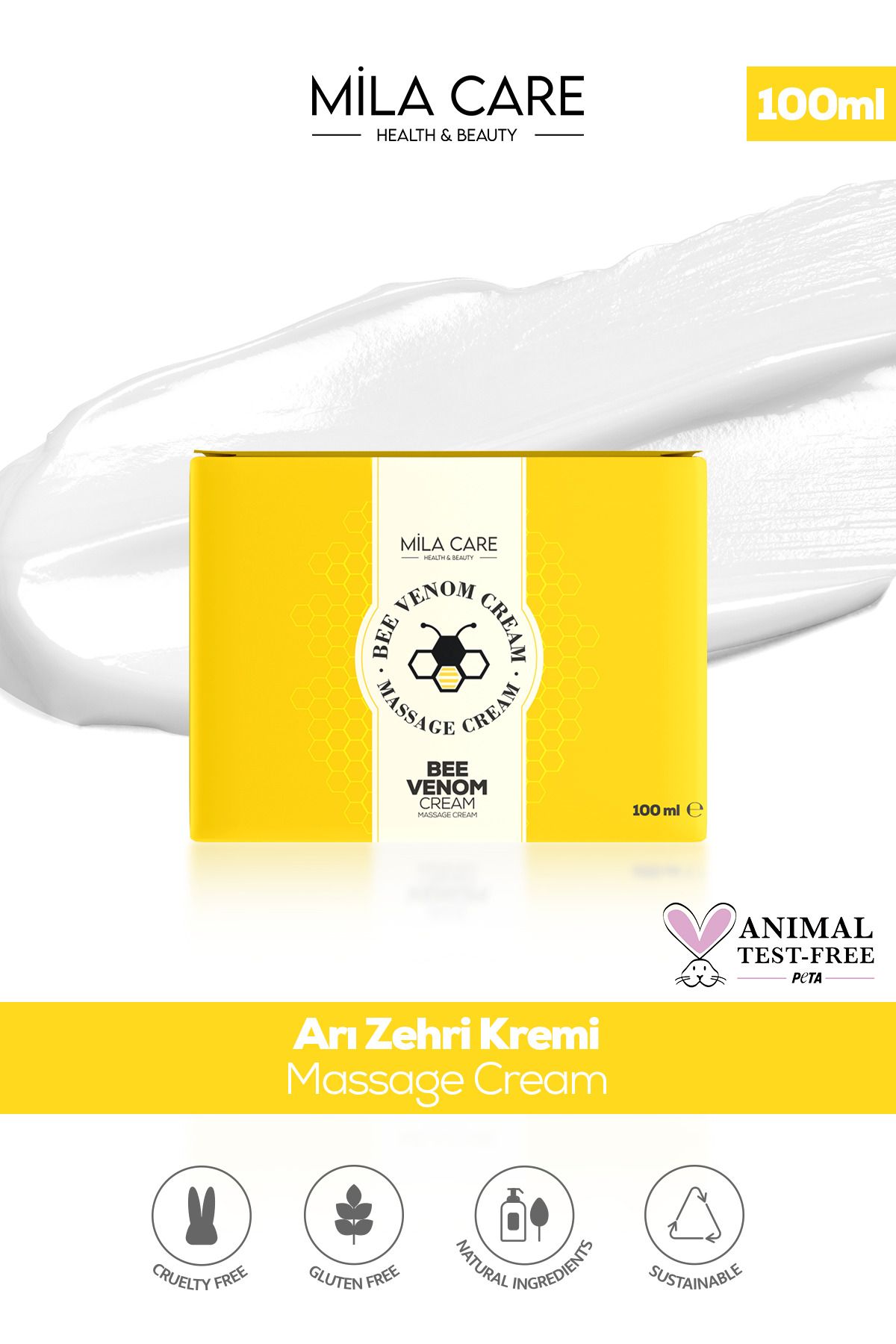 MİLA CARE Bee Venom Arı Zehri Kremi 100ml