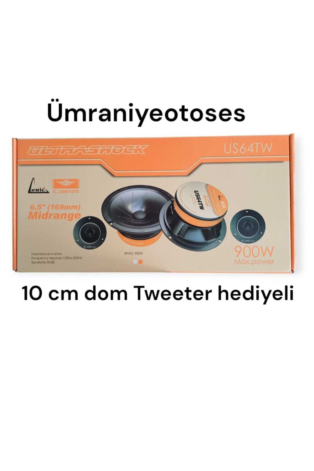 Cadence 16 CM MİDRANGE  900 WAT 100 RMS  10 CM DOM TWETEER HEDİYELİ