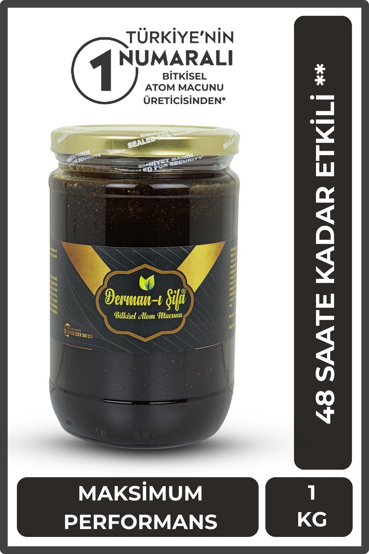 Derman-ı Şifa Bitkisel Atom Macunu 1 Kg