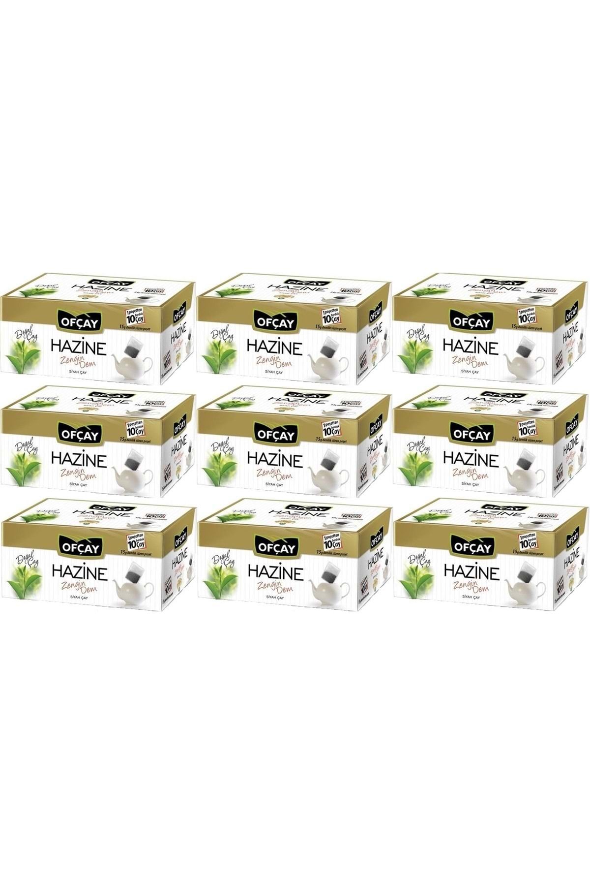 Ofçay Hazine Zengindem Demlik Poşet Siyah Çay 270 Adet*15gr (9PK*30)