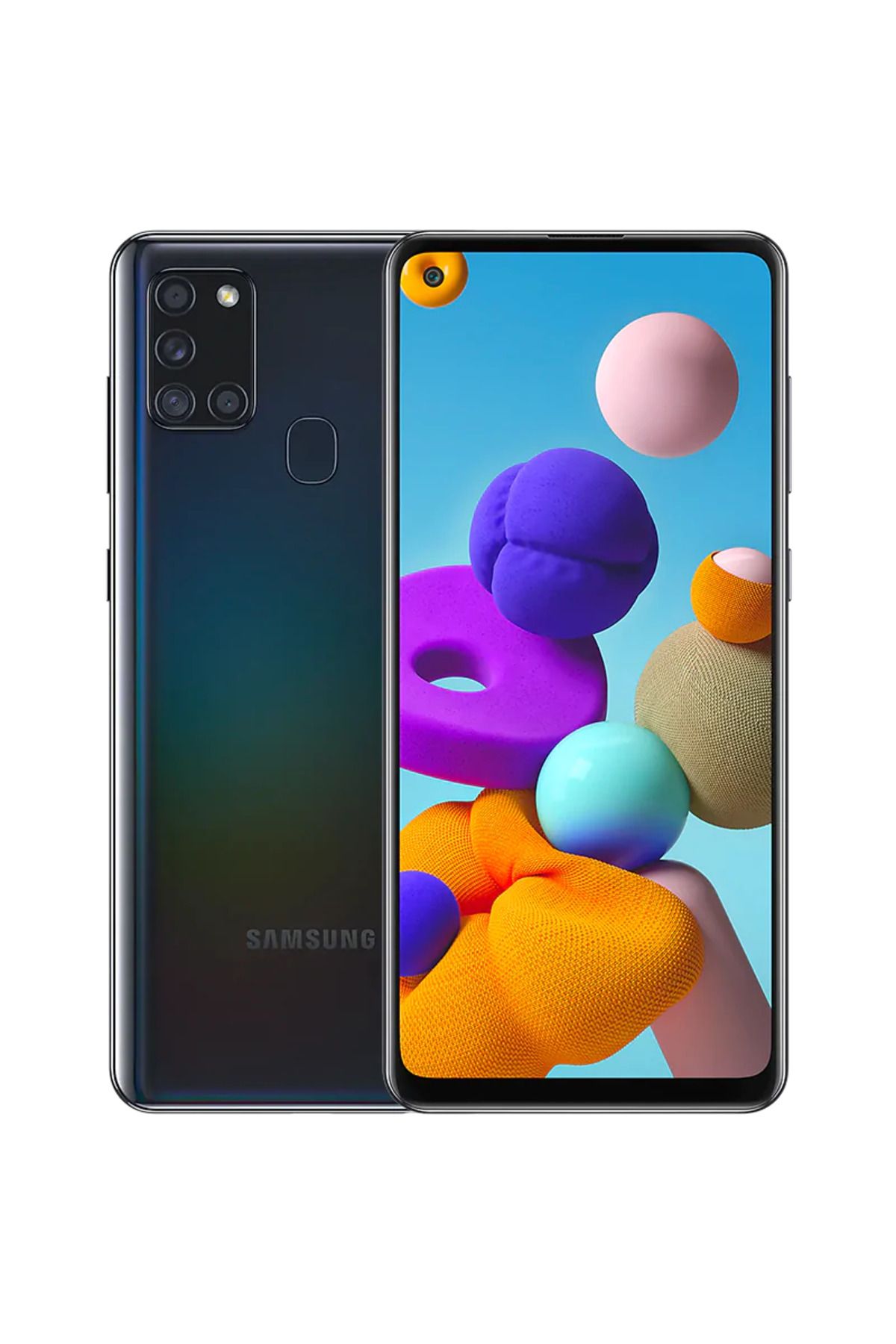 Samsung Yenilenmiş Samsung Galaxy A21S 64 GB Siyah Cep Telefonu (12 Ay Garantili) - B Kalite