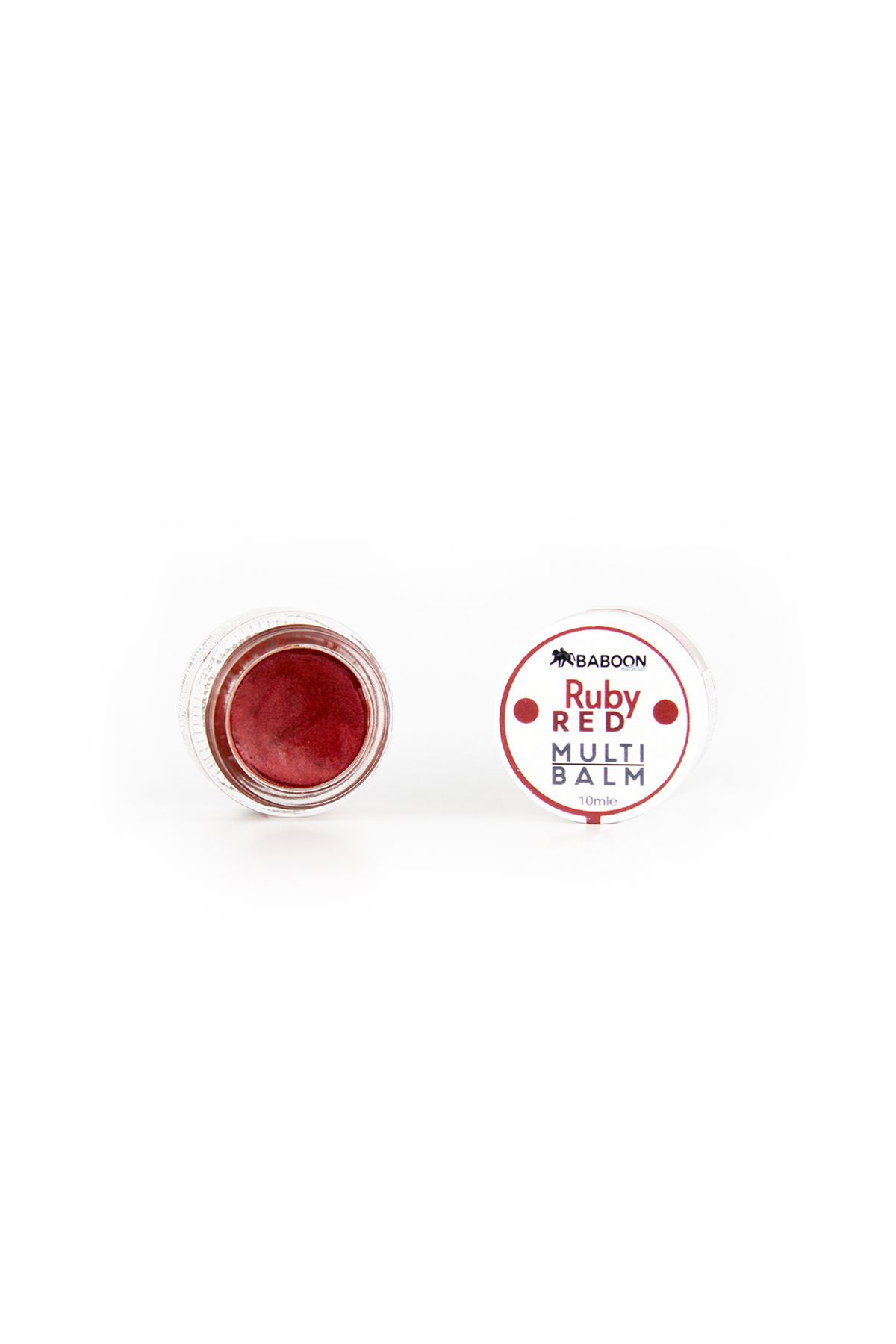 Baboon Natural Ruby Red Multi Balm - Ruj & Allık