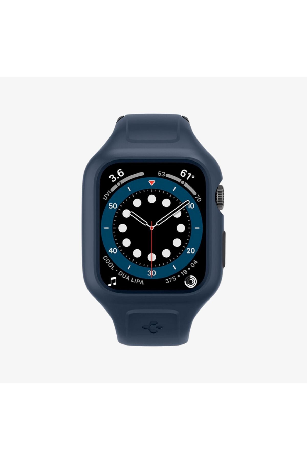 Spigen Apple Watch 44mm (Seri SE2/6/SE/5/4) Kılıf & Kordon Kayış Liquid Air Pro Blue - ACS02225