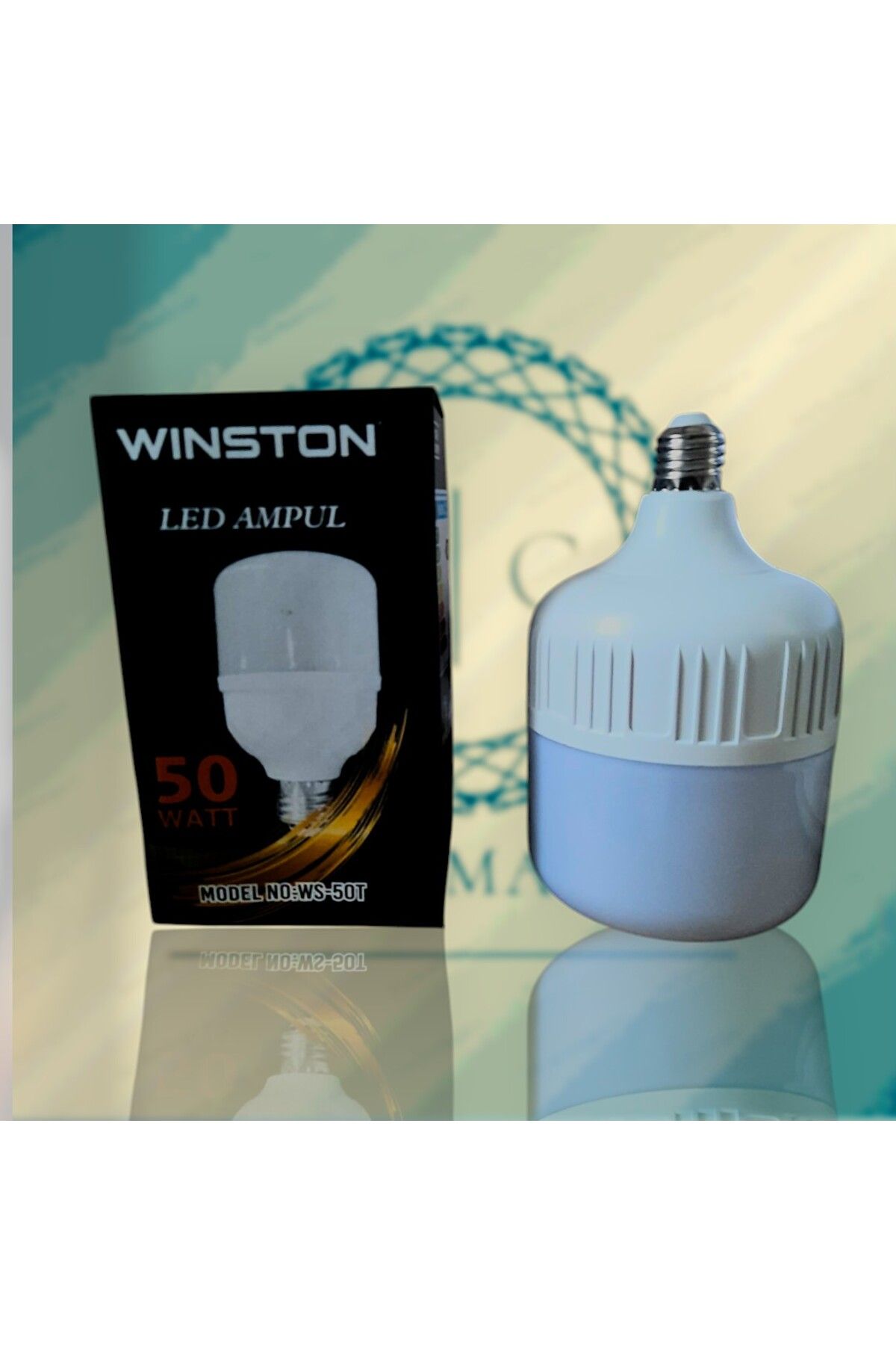 WİNSTONE 50 WATT 6500 k  Yüksek Işık Gücüne Sahip Dış Mekanları Kolayca Aydınlatan Türk Devi  Led Torch Ampul