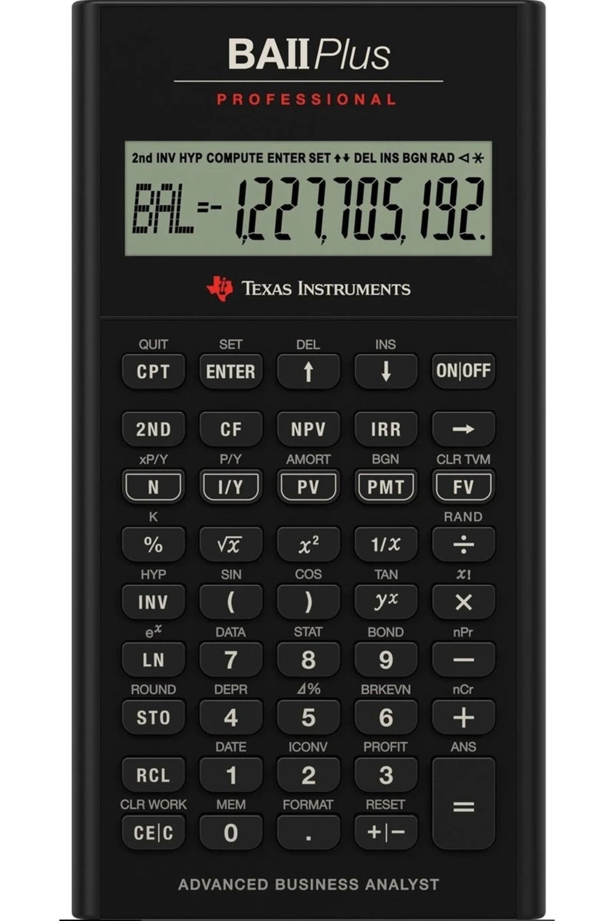 TEXAS-INSTRUMENTS Texas Instruments BA II Plus Professional Hesap Makinesi