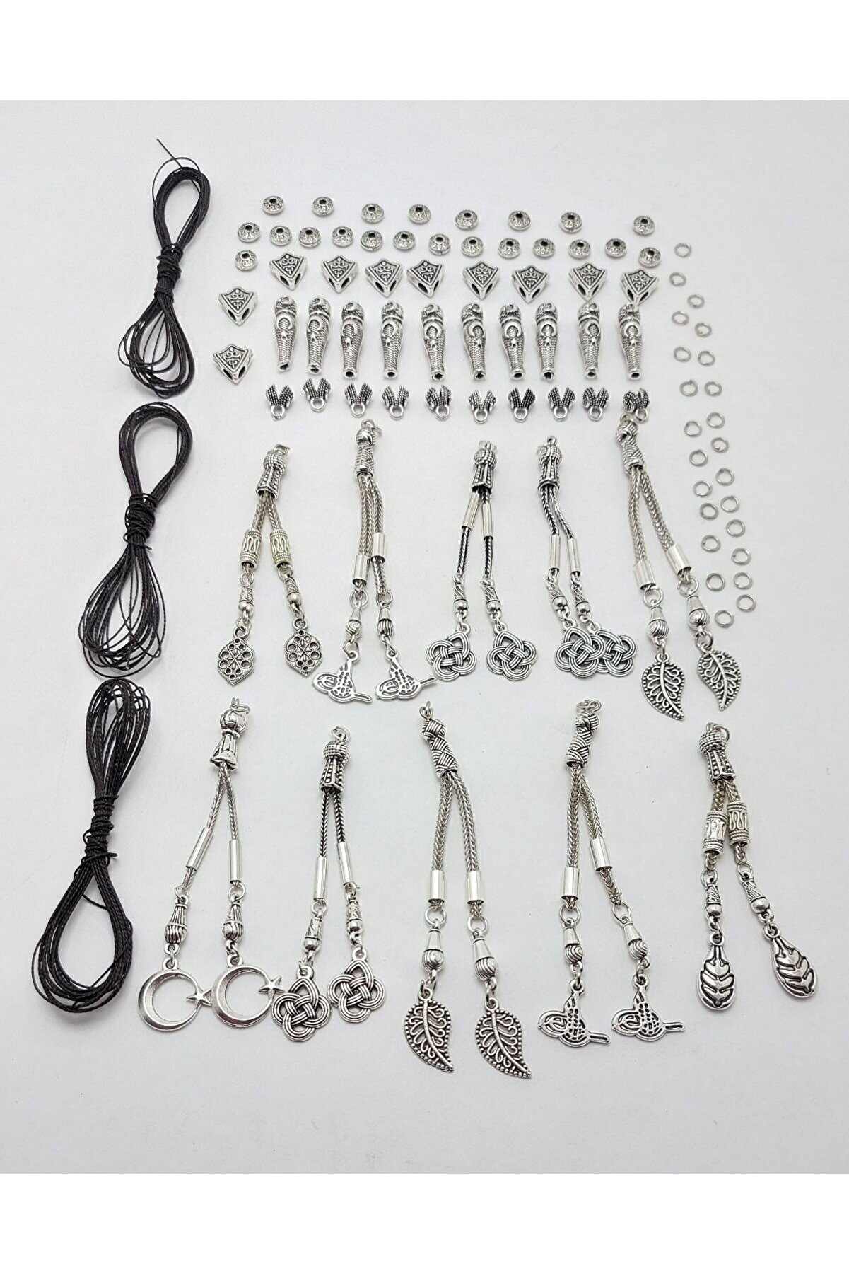 Tebsih Püskül Epoksi Doğal Taş Tebsih Yapım Hobby Seti - 10 Tebsih İçin