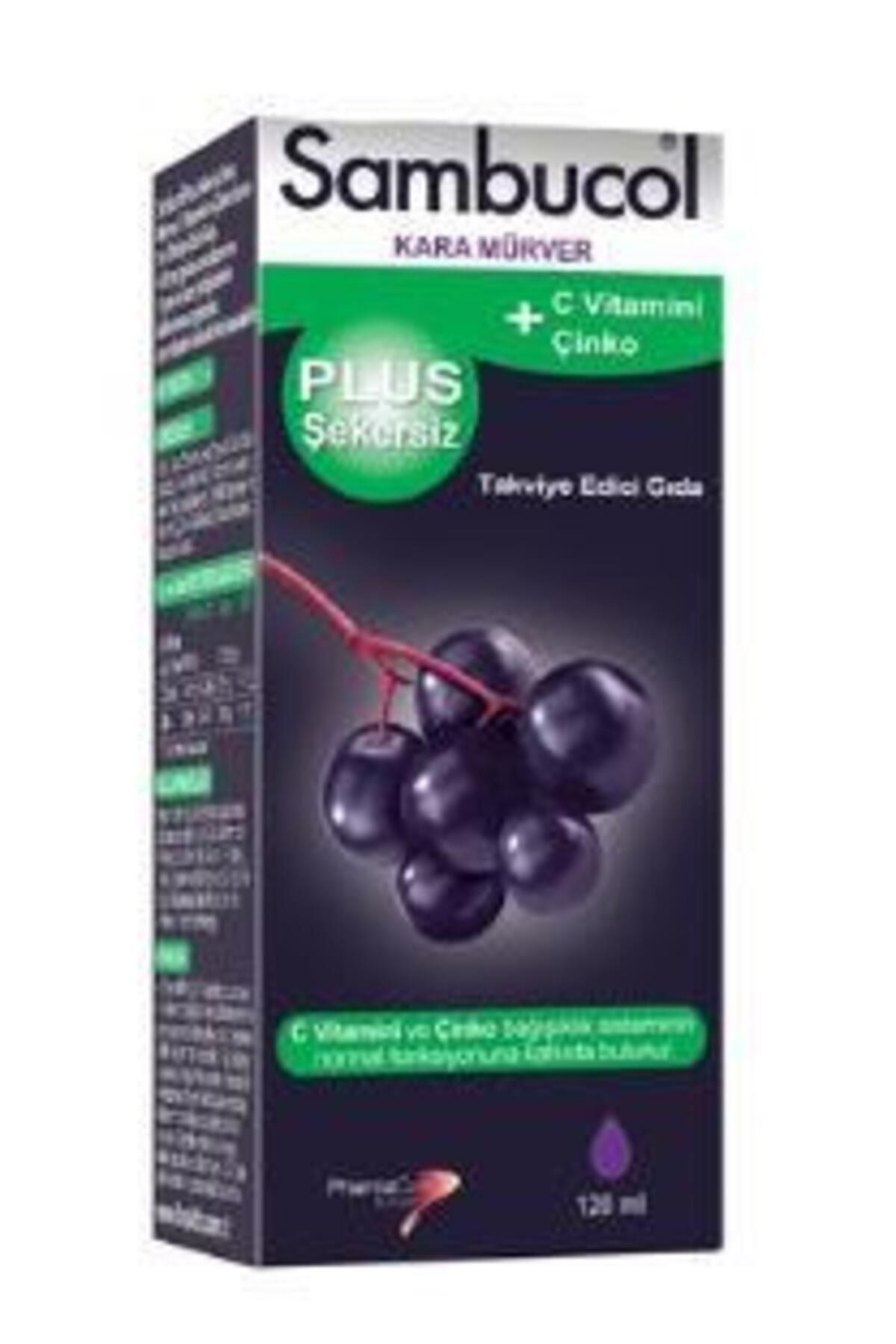 Sambucol _plus Şekersiz Likit Kara Mürver Esktresi 120 ml 10/2023 Miadlı