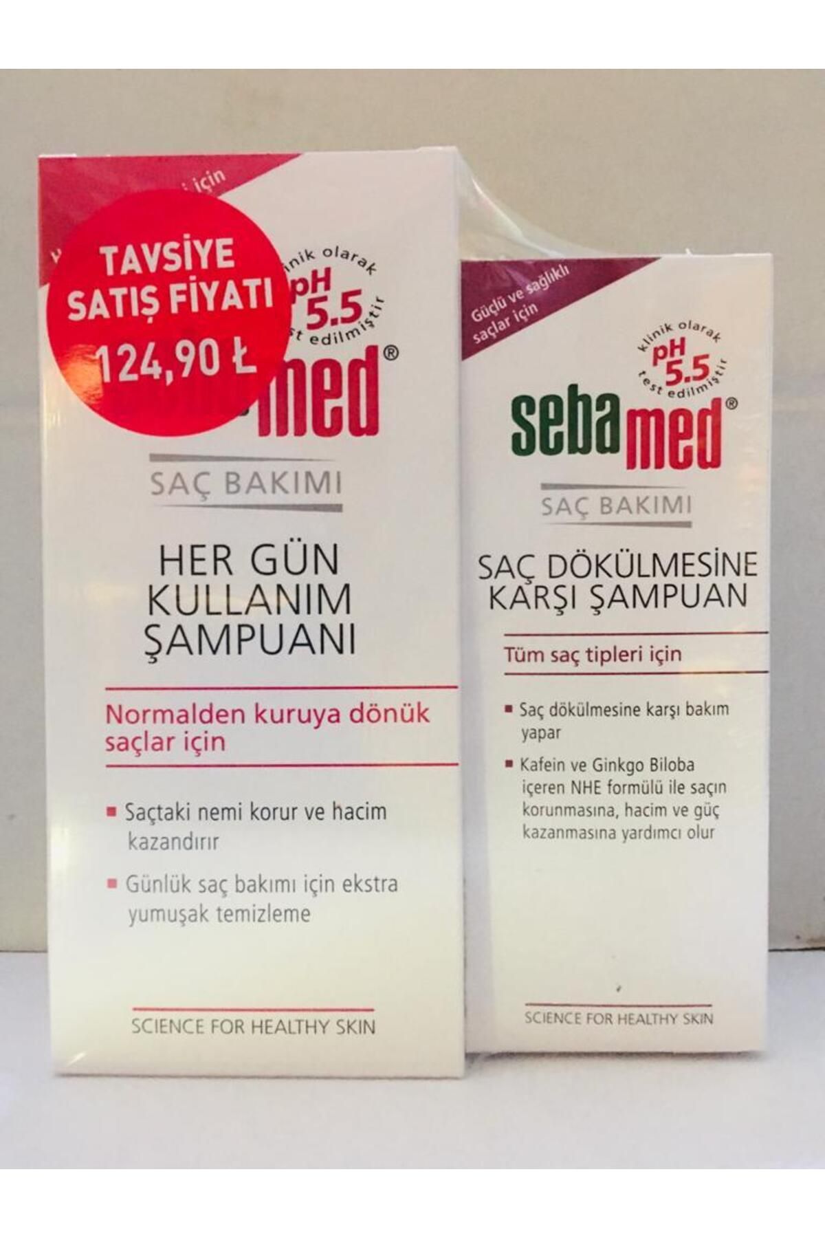 Sebamed Hergün Kullanım Şampuanı 400 ml Saç Dökülmesine Karşı Şampuan 200 ml