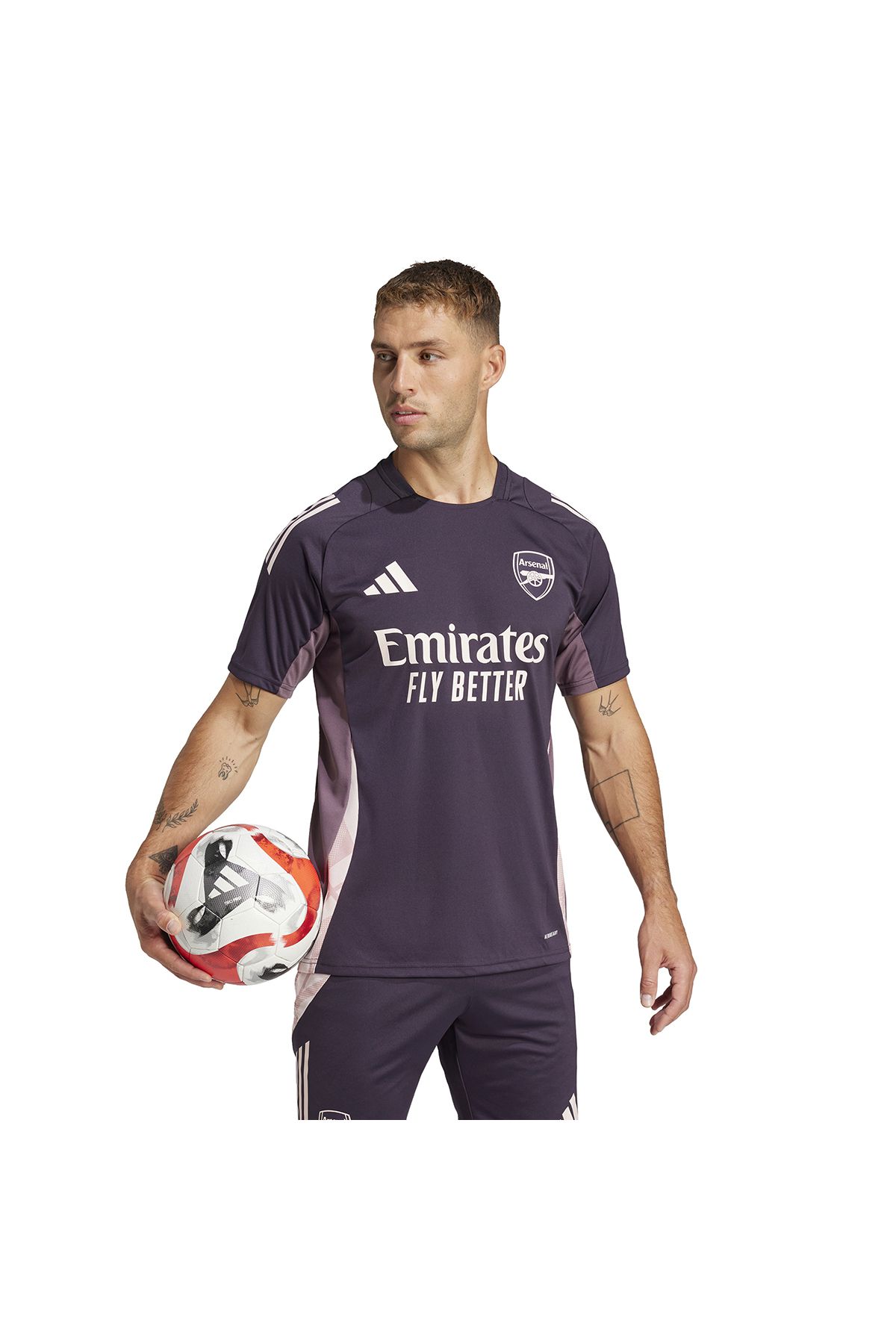 adidas Arsenal Tiro 24 Erkek Mor Futbol Forma Jf2915