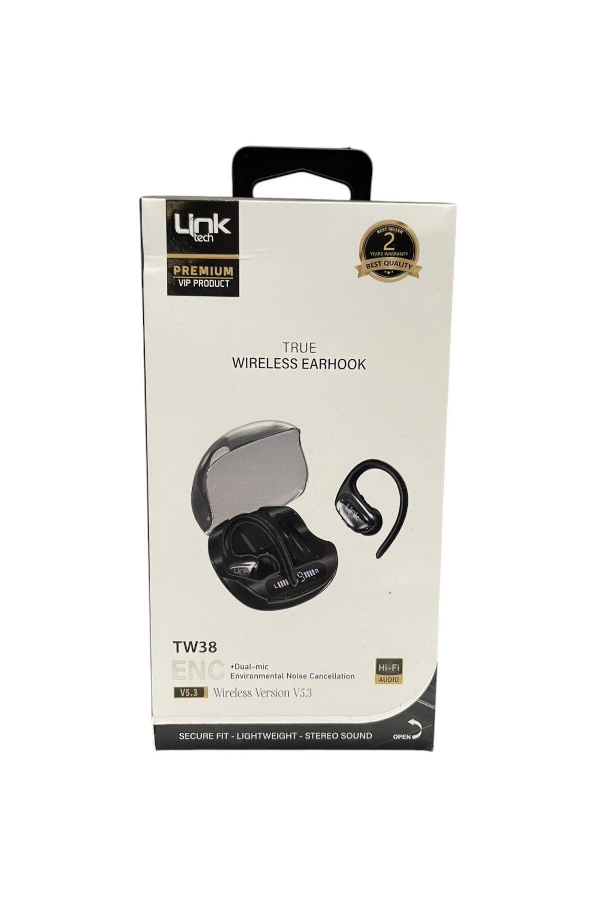 Linktech Link Tech TW38 True Wireless Earhook Bluetooth Kulaklık