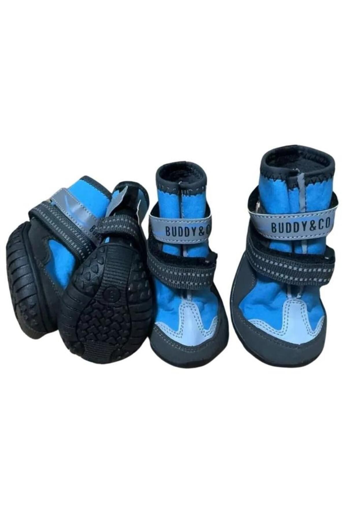 BUDDY&CO Buddy Co Superstone Kauçuk Dış Taban Köpek Ayakkabısı Mavi No 1 4,5 Cm