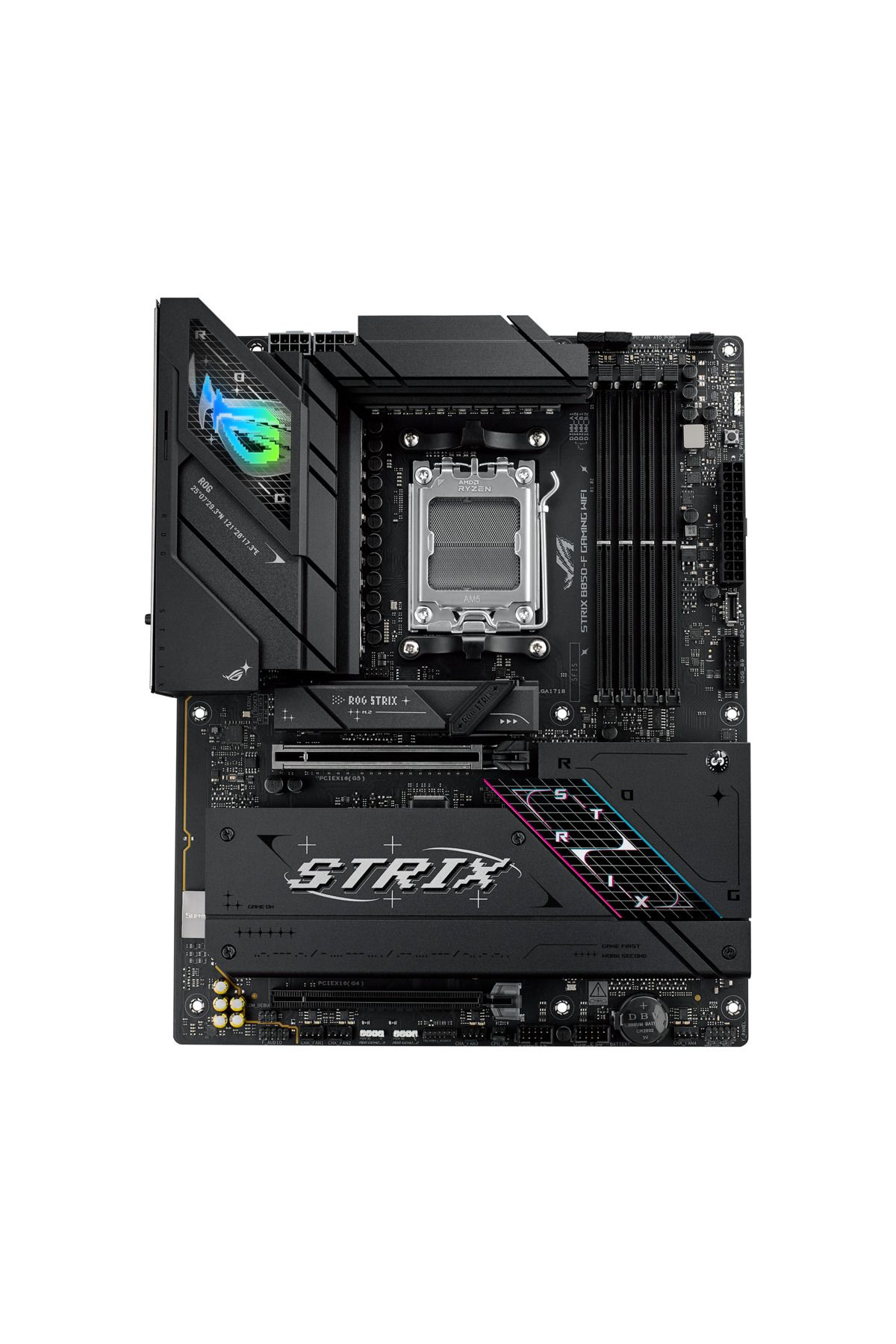 ASUS ROG STRIX B850-F GAMING WIFI AMD B850 AM5 DDR5 8000 DP HDMI 4x M2 USB3.2 Gen 2x2 WiFi 7