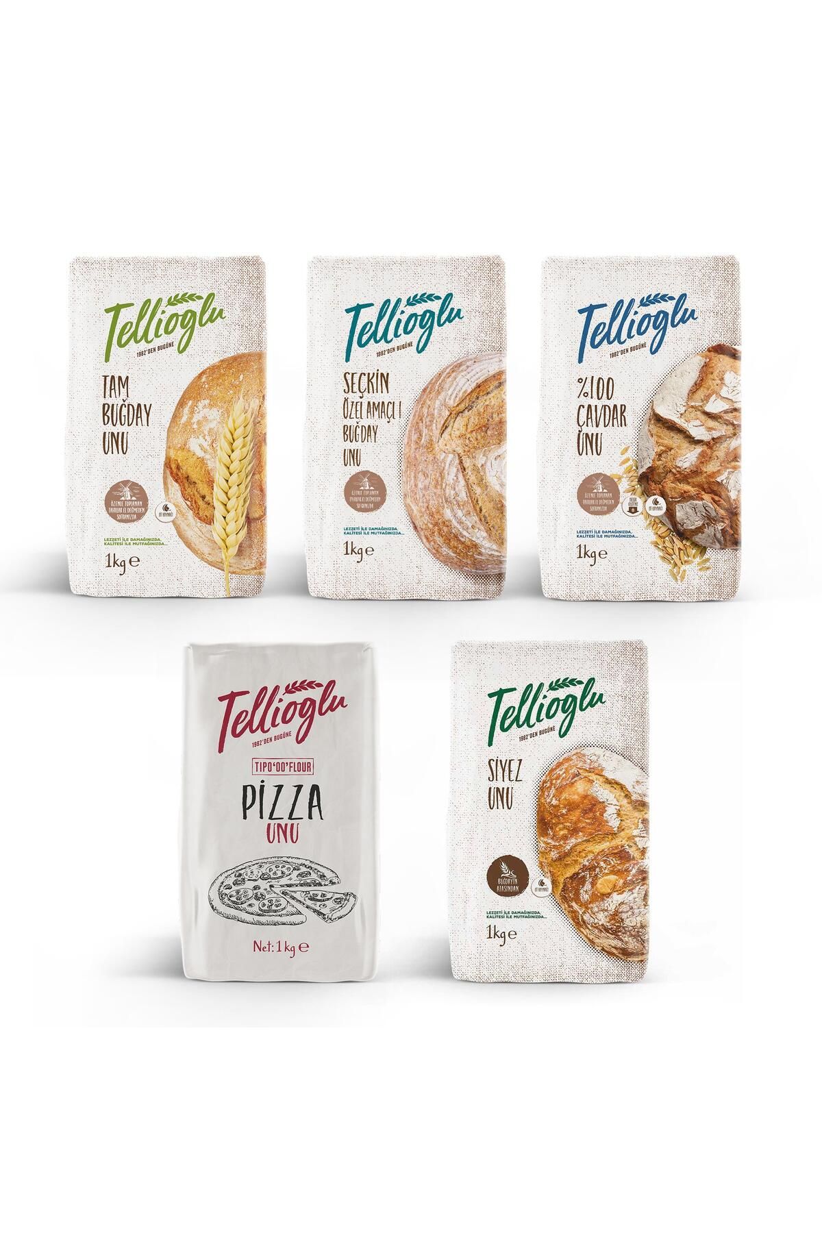 tellioğlu 5'li Un Seti 5x1 Kg