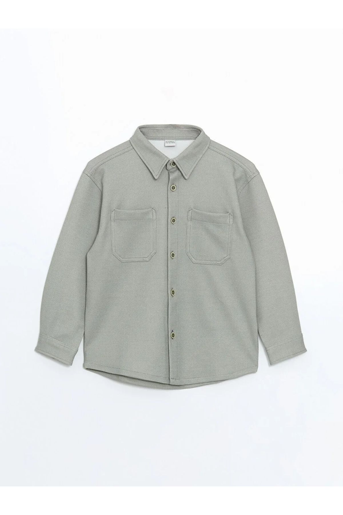 LC Waikiki LCW Kids Haki Basic Erkek Çocuk Gömlek T T