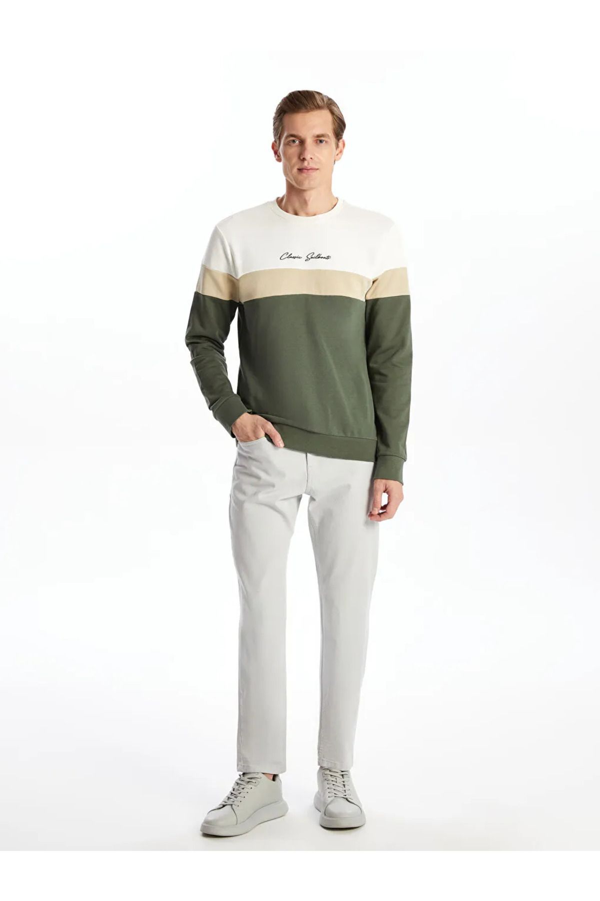 LC Waikiki LCWAIKIKI Basic Dar Kalıp Erkek Chino Pantolon