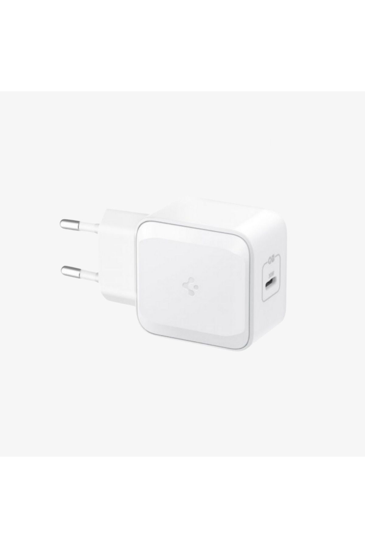 Spigen 30W GaN USB-C Adaptör Hızlı Şarj Aleti iPhone&Android&iPad&MacBook Type-C PE2008 White - ACH02077