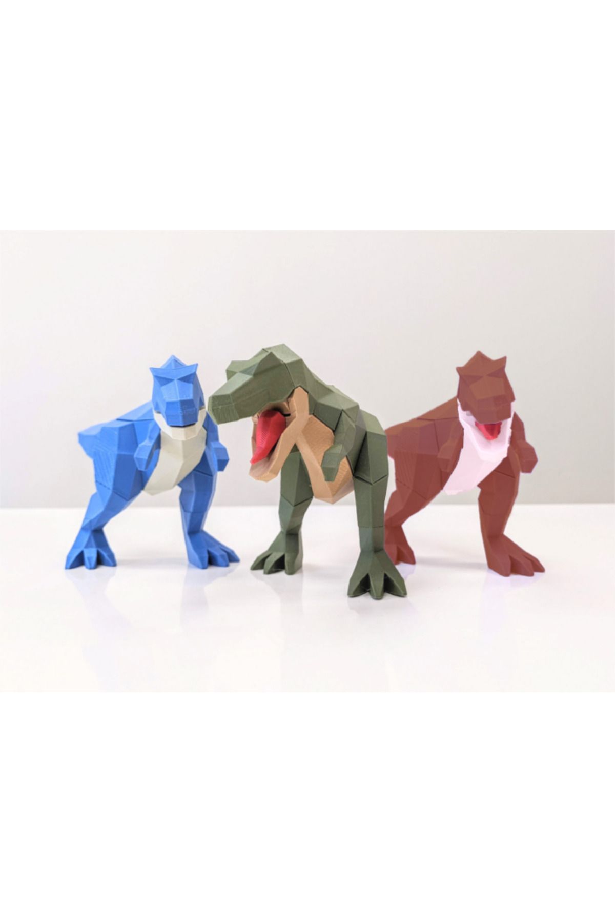 Mivodi 3d Yapboz - Mıknatıslı 3d T-rex Puzzle / 3d T-rex Yapboz (YEŞİL)