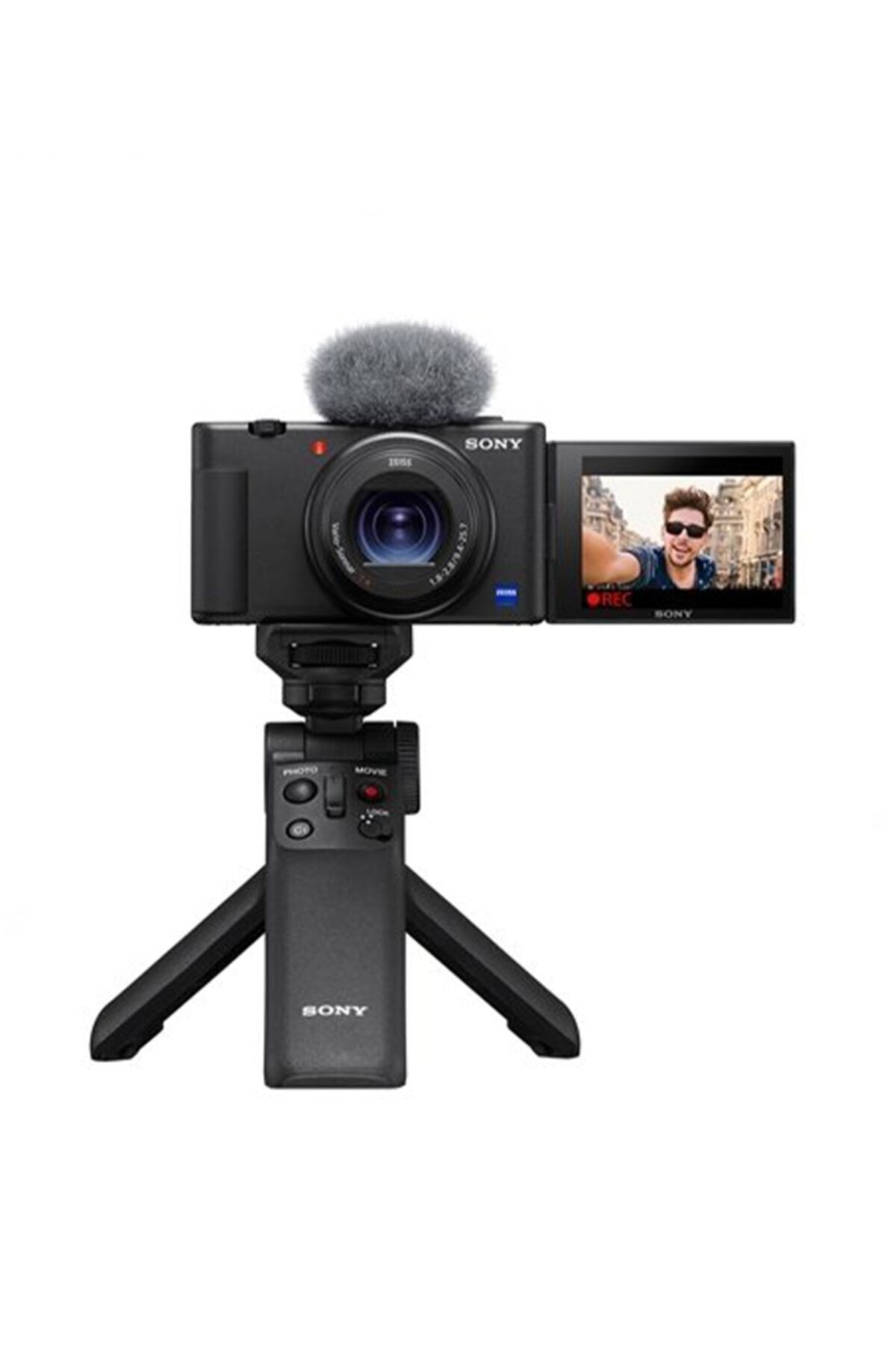 Sony Zv-1 Vlog Kamera + Gp-vpt2bt Tripod