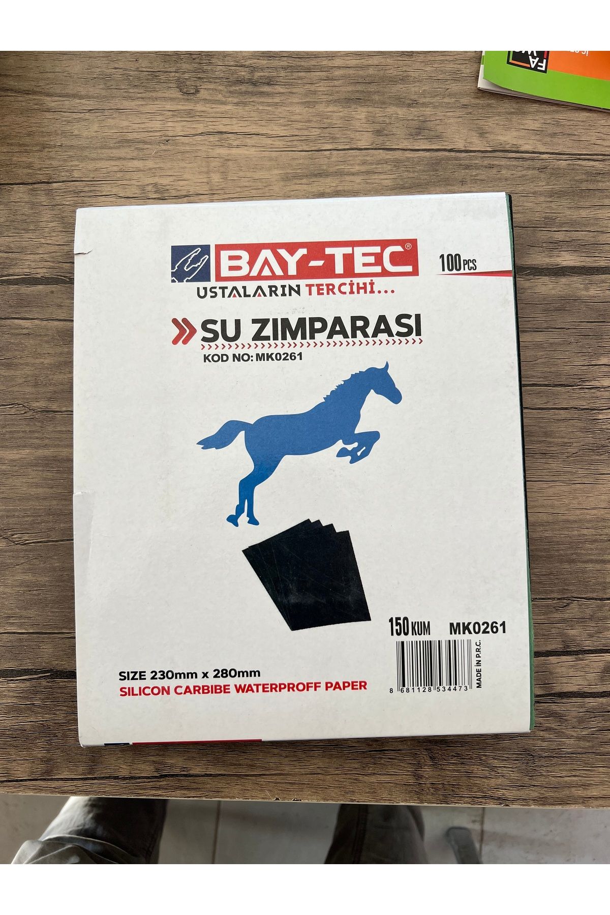 Baytec Kagıt Zımpara Su Zımparası 150 Kum Zımpara